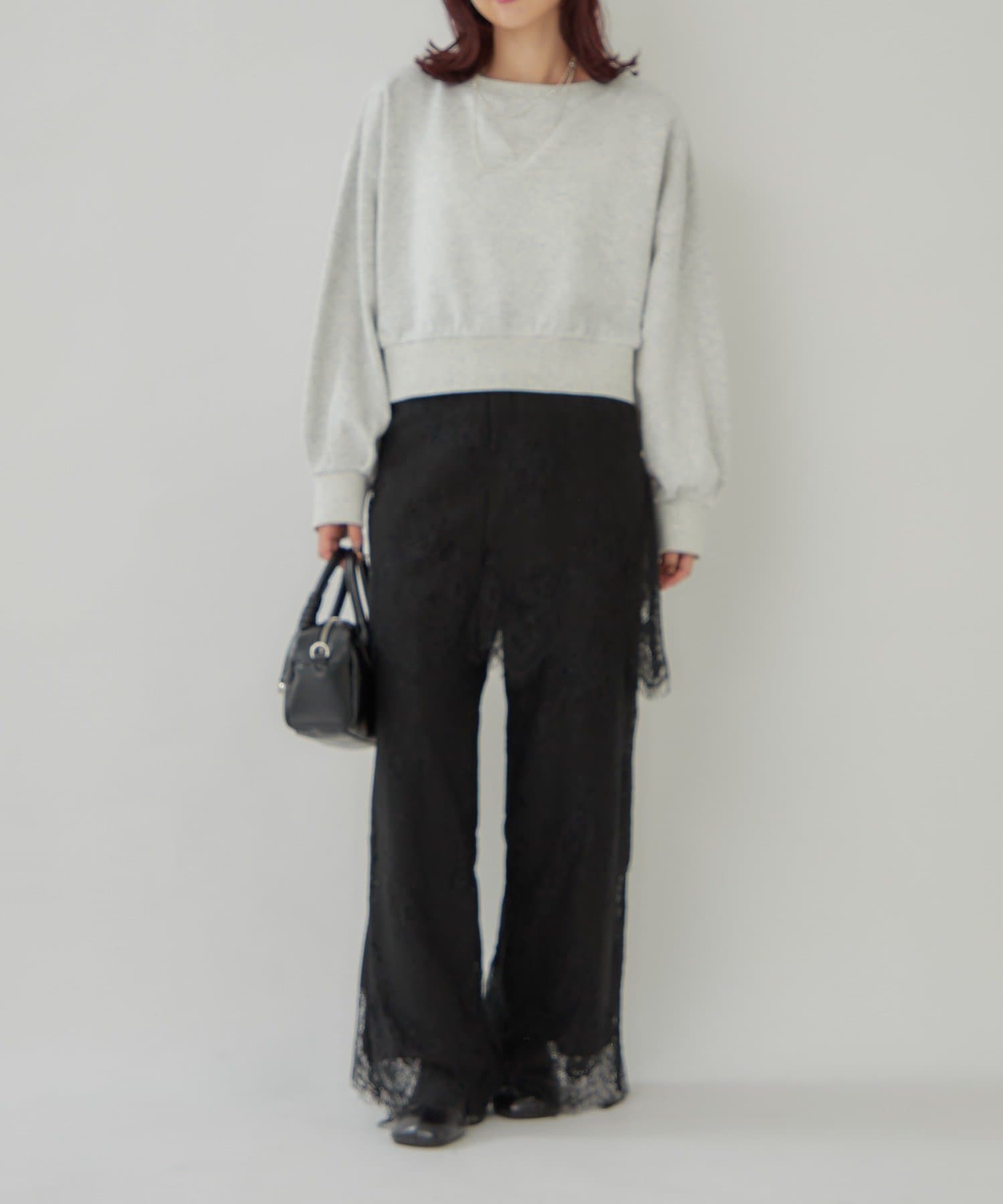 mystic(ミスティック) スカラップレースレイヤードパンツ