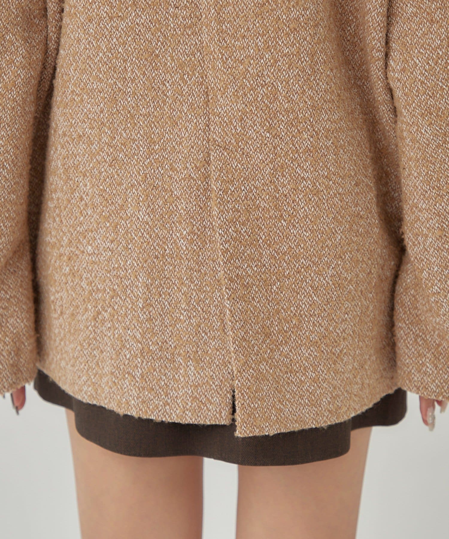 mystic(ミスティック) ツイードBIGジャケット