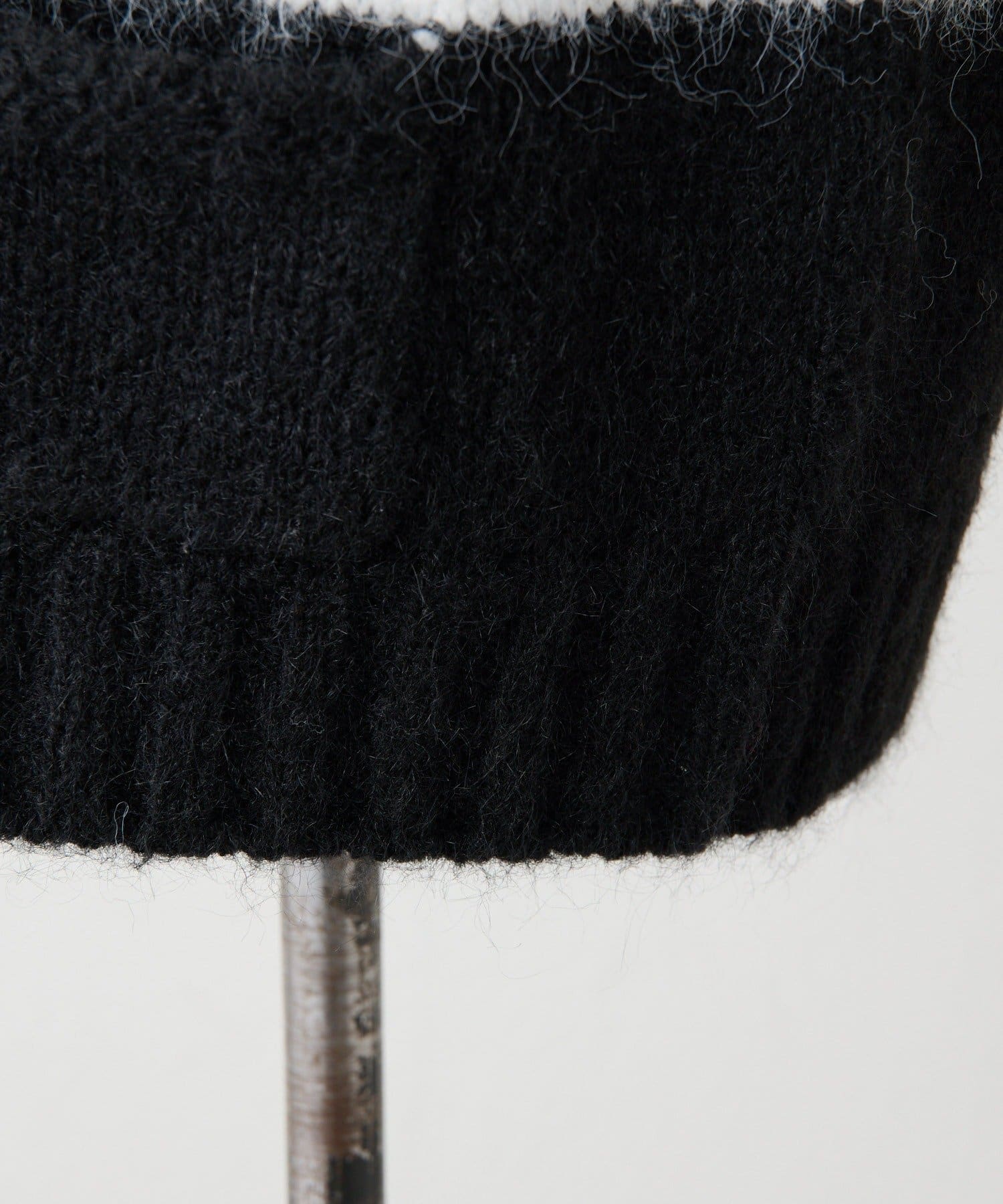 ear PAPILLONNER(イア パピヨネ) 《フロントジップ付き/車柄》クラシックカーニットベスト【SUM1 STYLE(スミスタイル)】