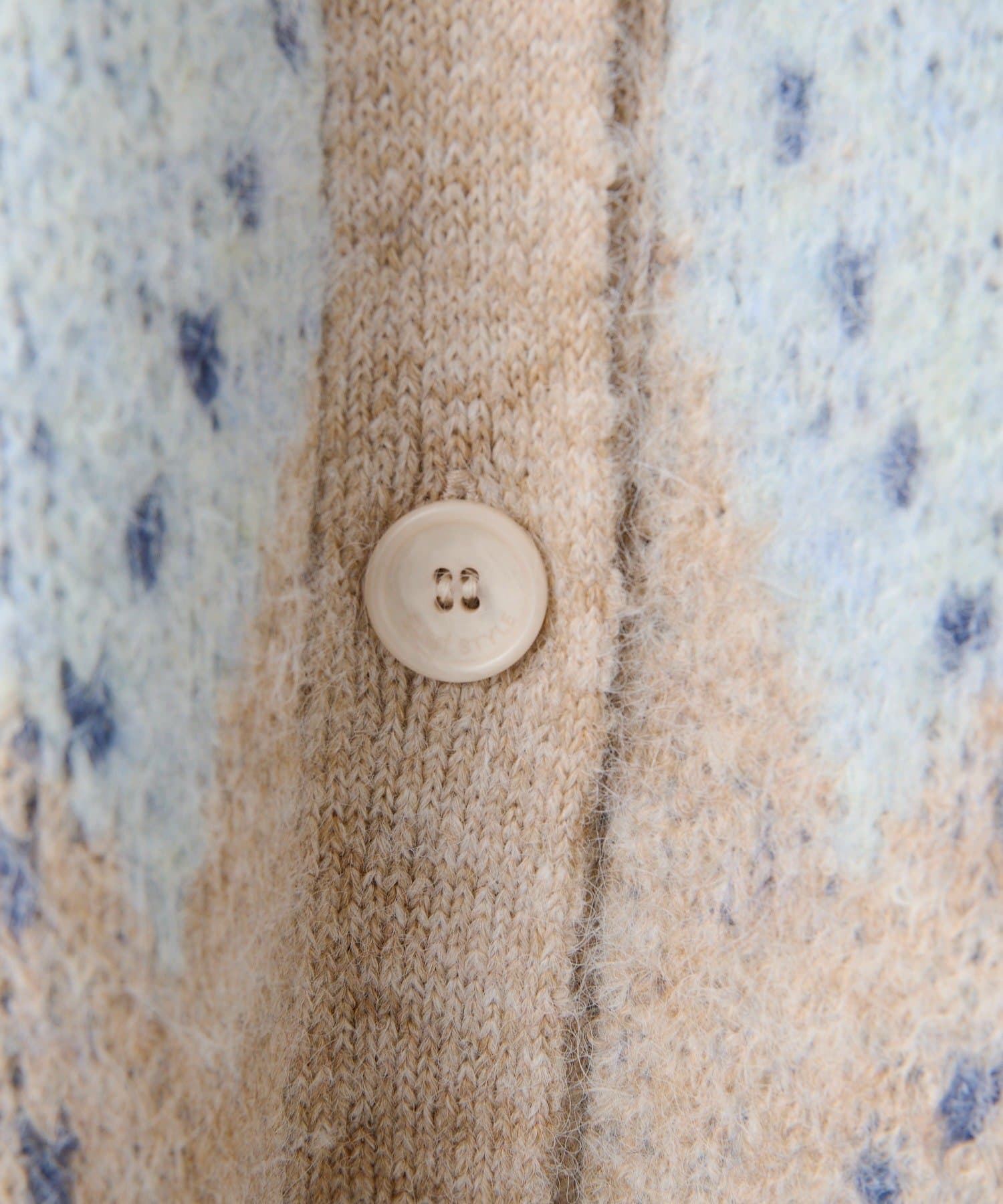 ear PAPILLONNER(イア パピヨネ) アーガイルニットカーディガン【SUM1 STYLE(スミスタイル)】