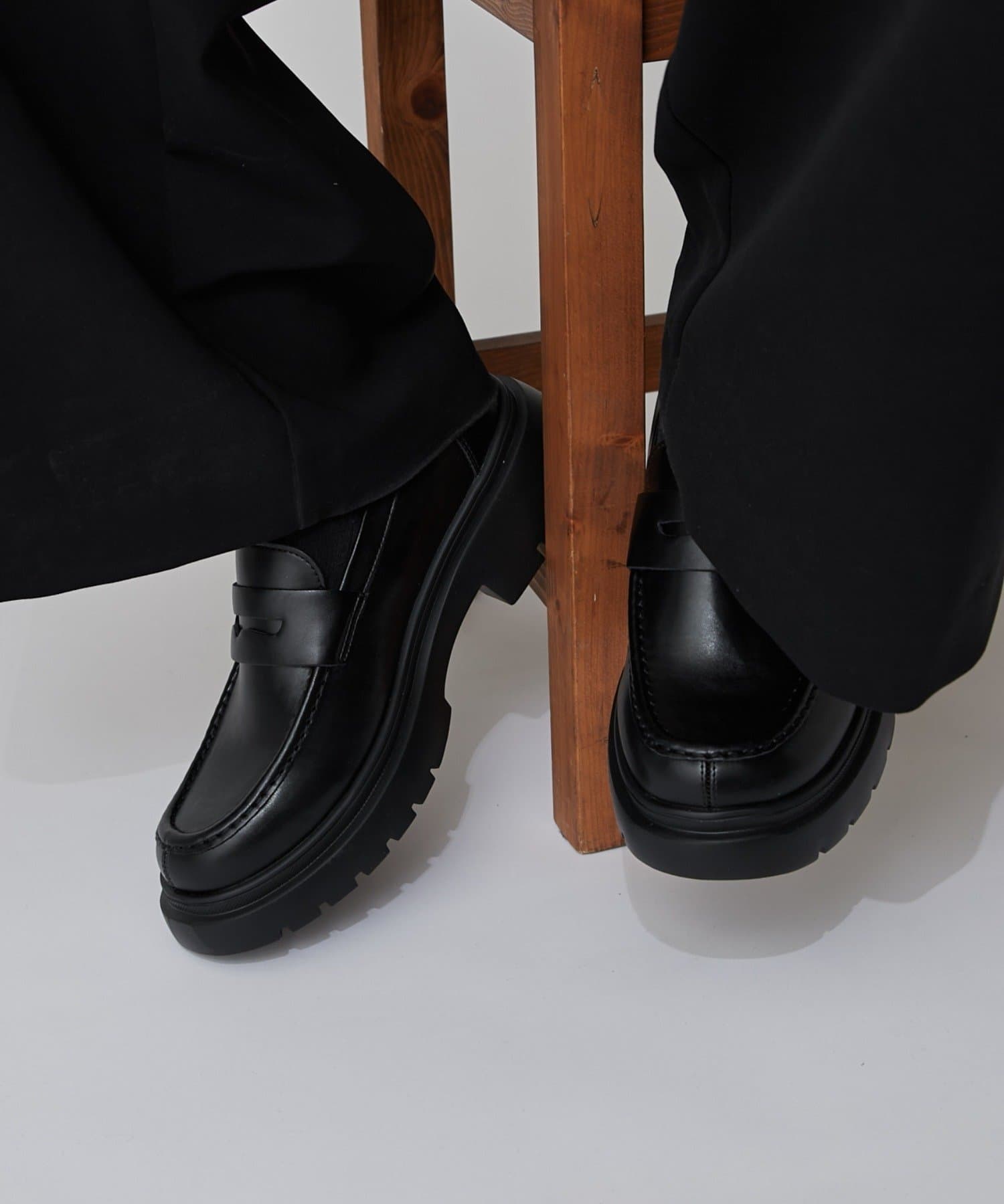 Lui's(ルイス) ボリュームソールローファー