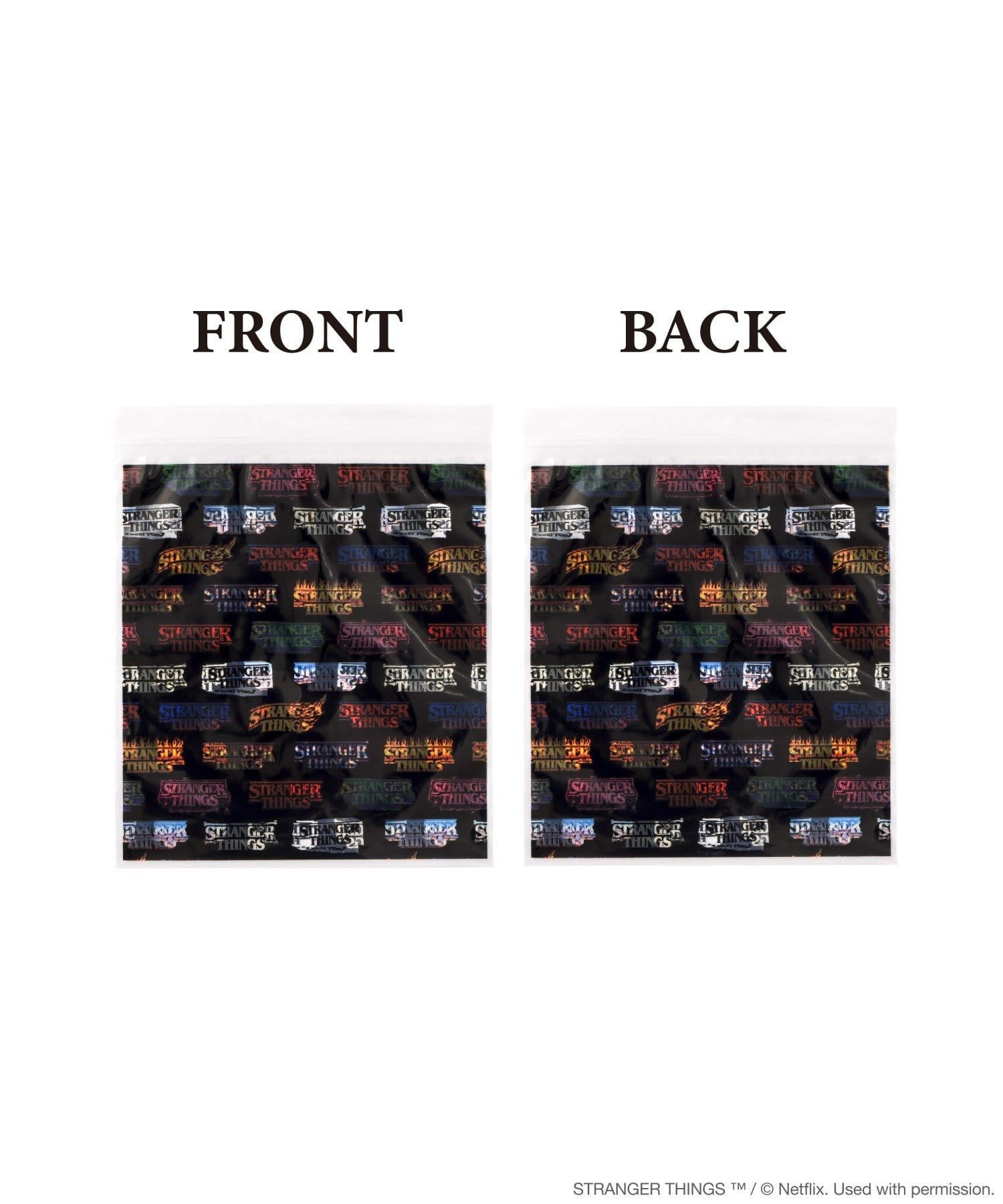 3COINS(スリーコインズ) 5柄入りストックバッグ／STRANGER THINGS