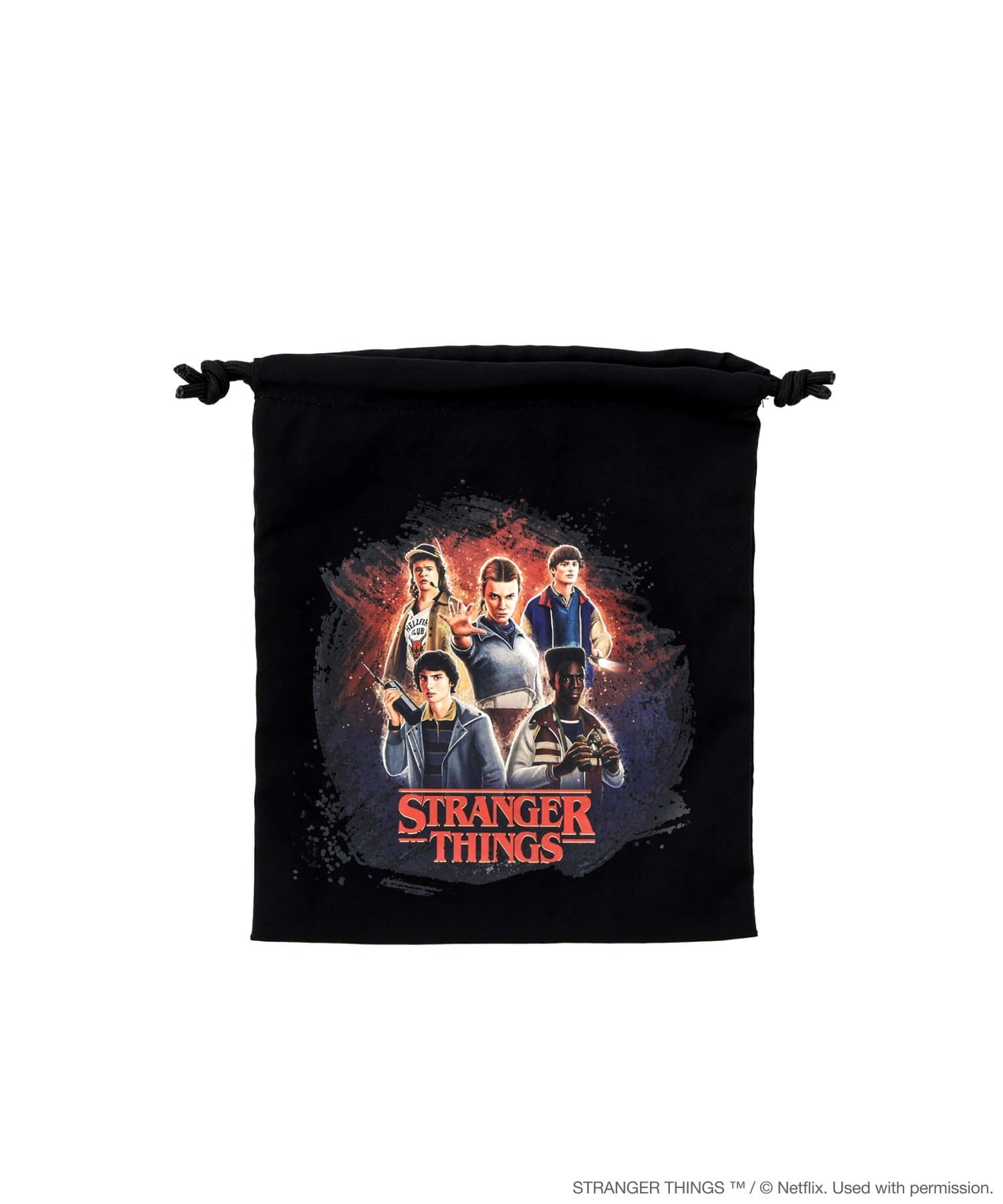 3COINS(スリーコインズ) 巾着2点セット／STRANGER THINGS