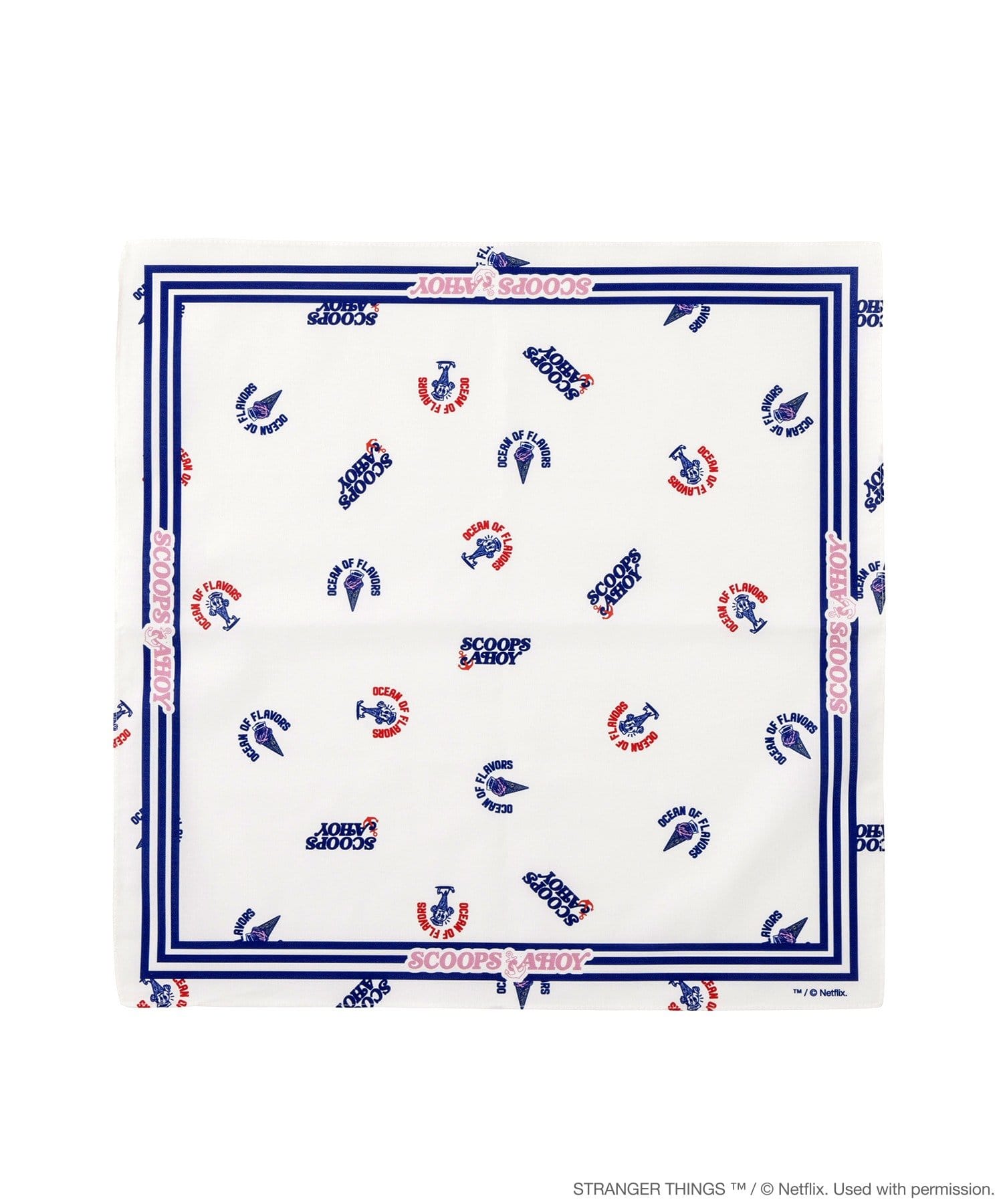 3COINS(スリーコインズ) ハンカチ／STRANGER THINGS