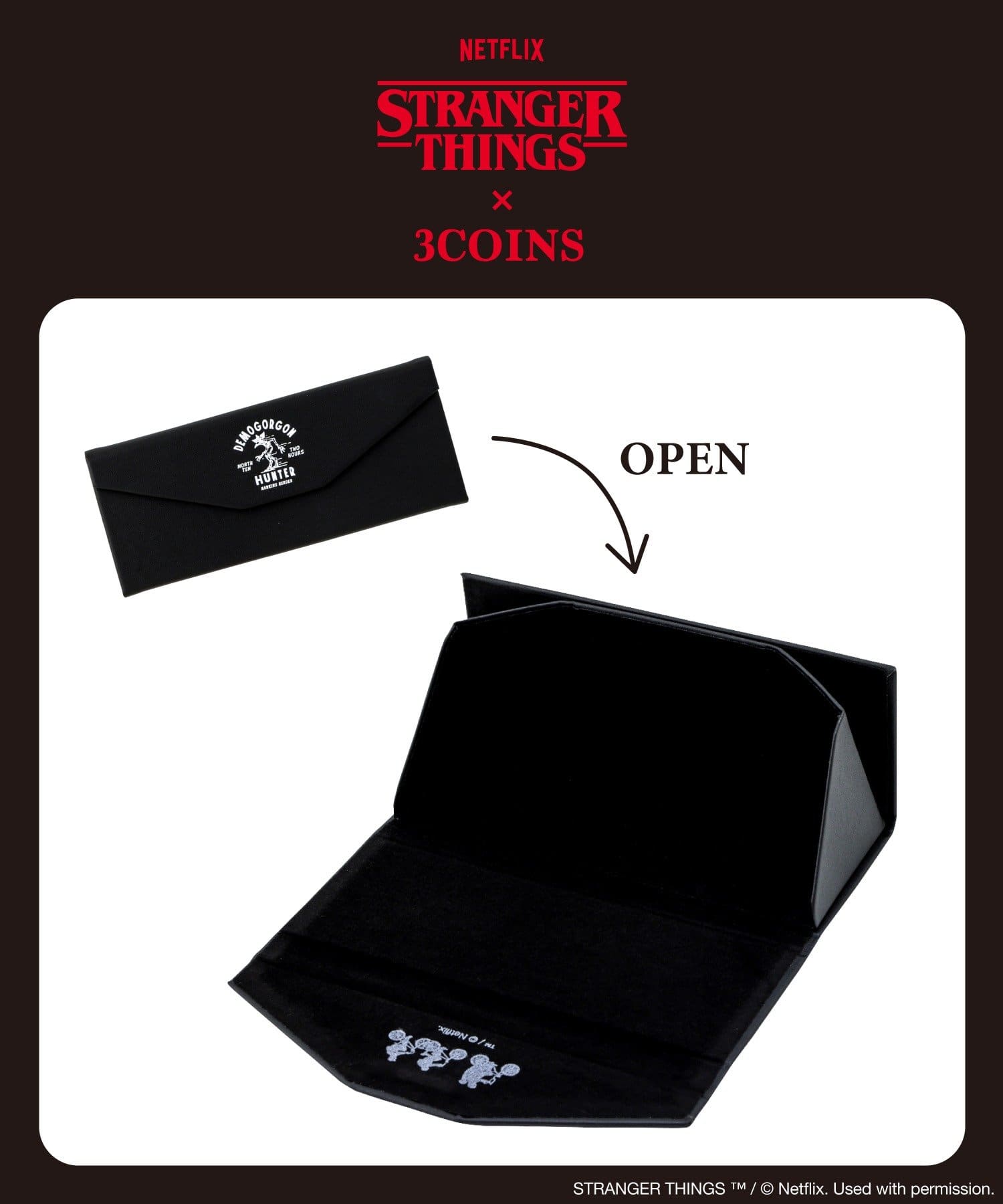 3COINS(スリーコインズ) メガネケース／STRANGER THINGS