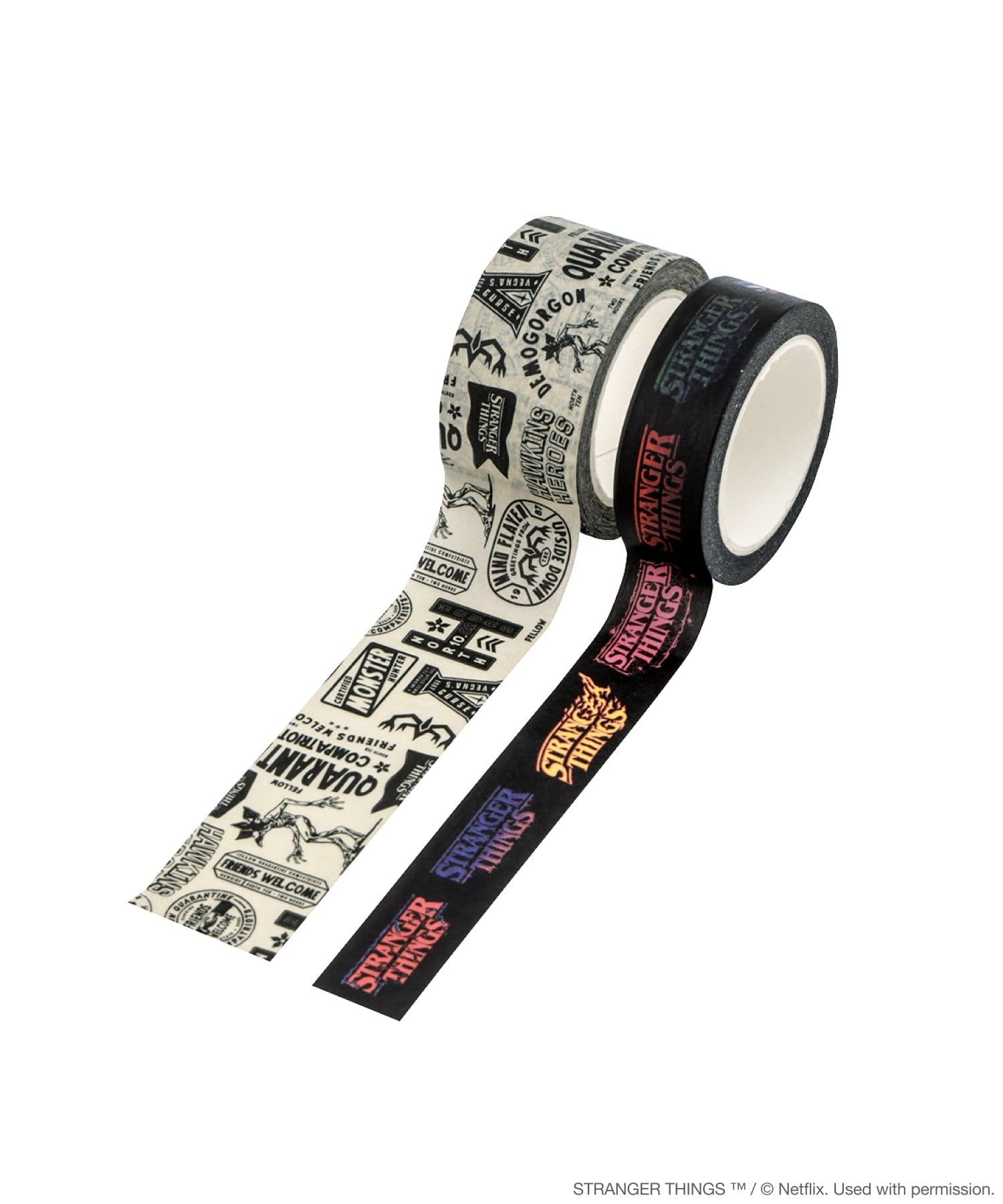 3COINS(スリーコインズ) マスキングテープ2巻セット／STRANGER THINGS