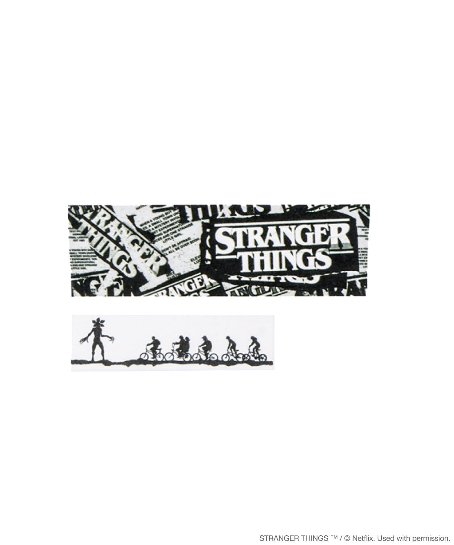 3COINS(スリーコインズ) マスキングテープ2巻セット／STRANGER THINGS