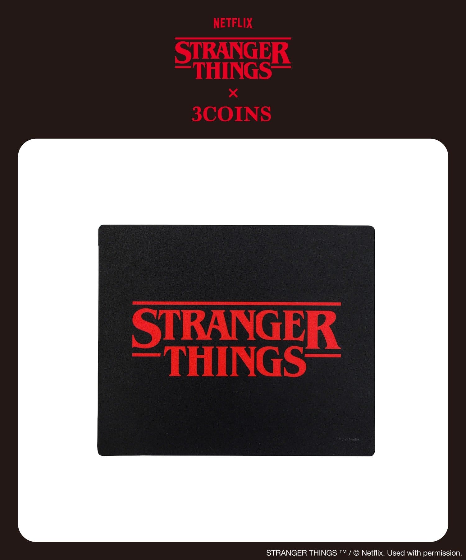 3COINS(スリーコインズ) マウスパッド／STRANGER THINGS