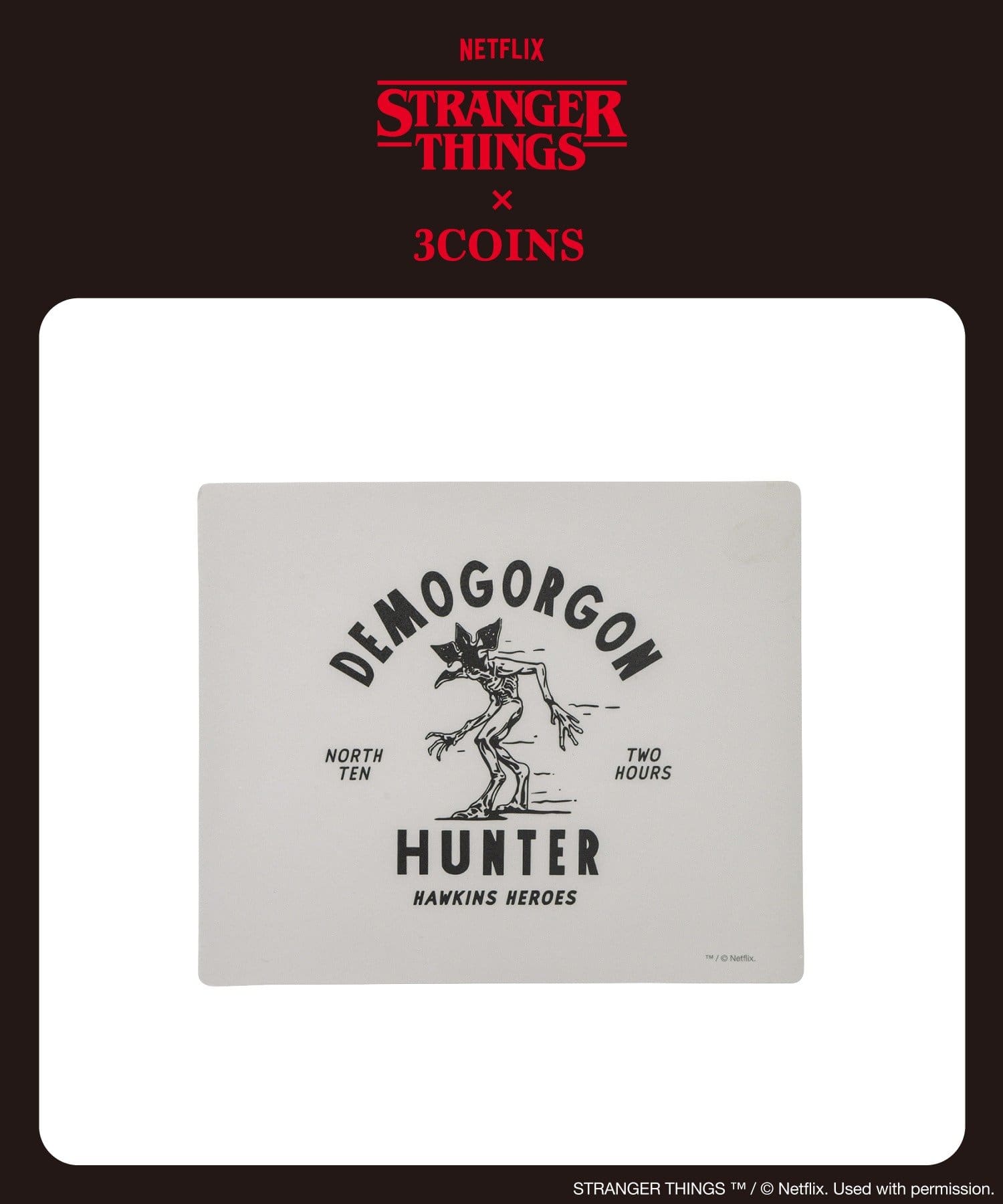 3COINS(スリーコインズ) マウスパッド／STRANGER THINGS