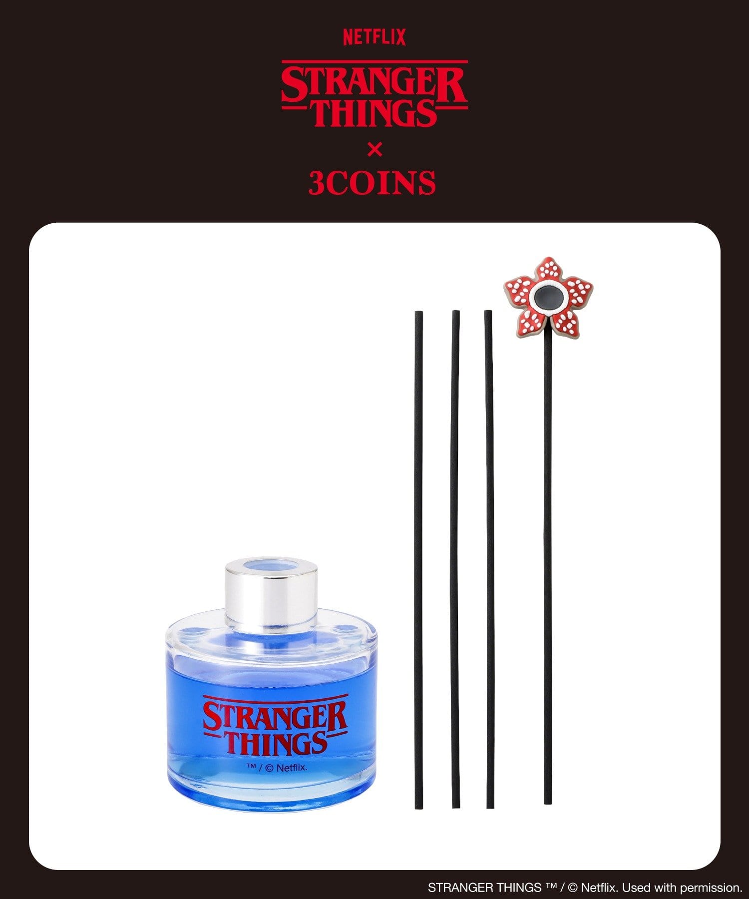 3COINS(スリーコインズ) リードディフューザー／STRANGER THINGS