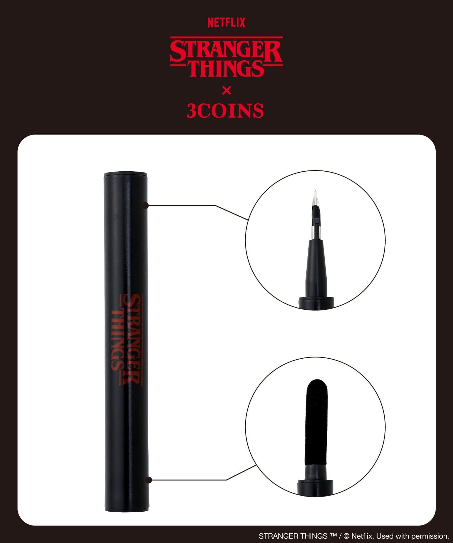 3COINS(スリーコインズ) クリーニングペン／STRANGER THINGS