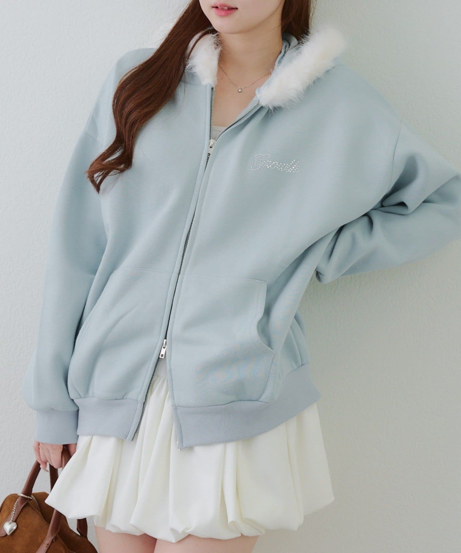 Remind me and forever(リマインドミーアンドフォーエバー) ラメキラキラファーパーカー