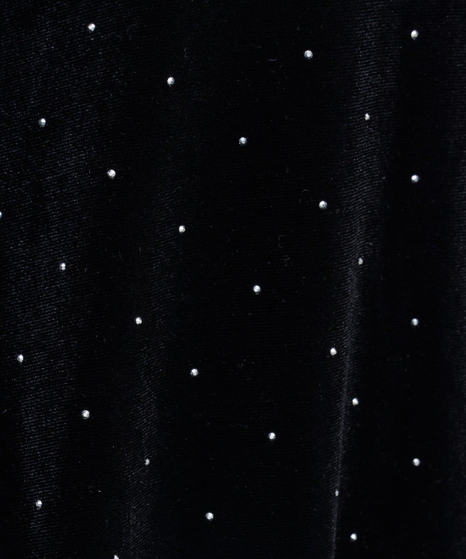 Kastane(カスタネ) 【結婚式/オケージョン】ベロアスタッズミニワンピース