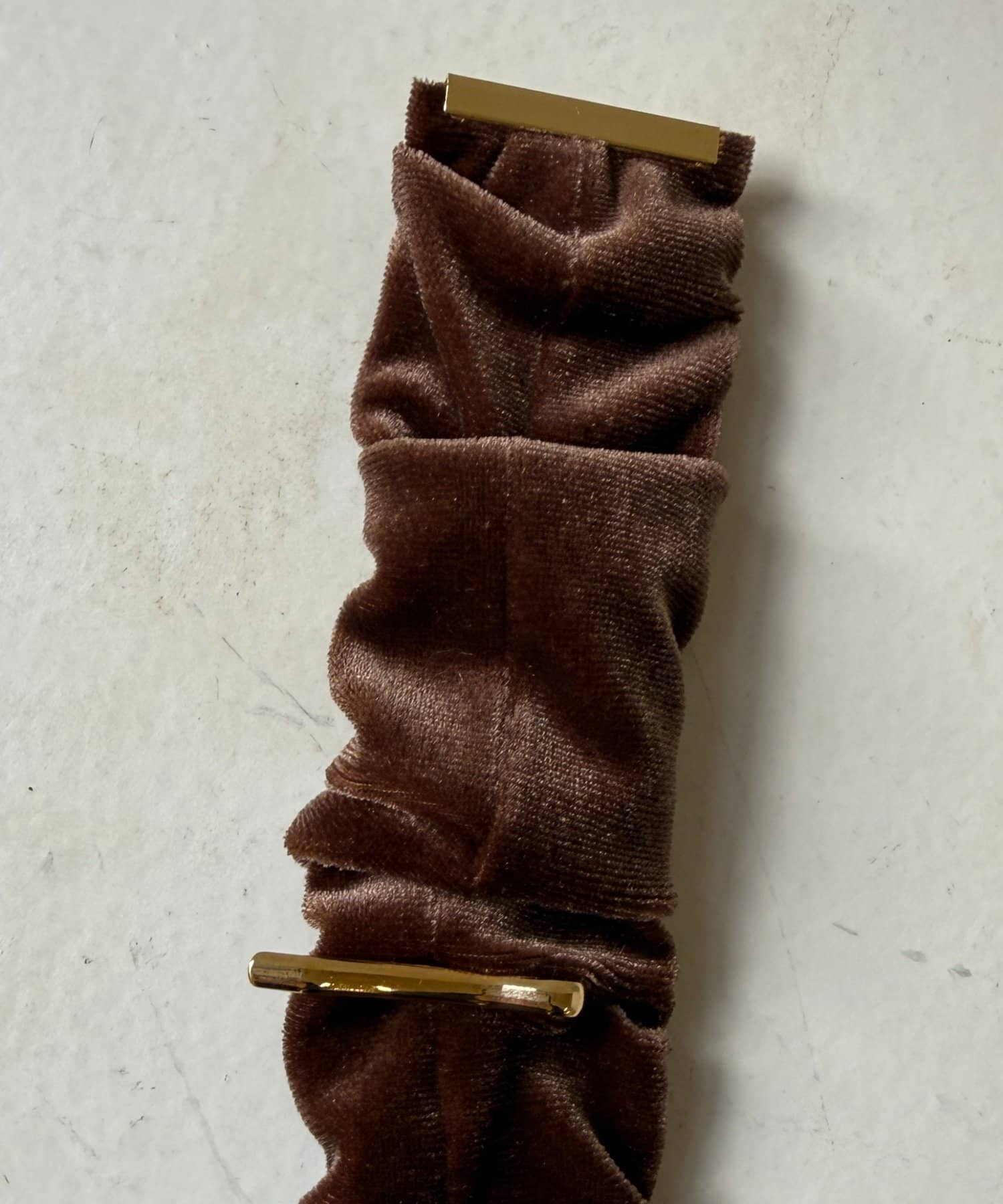 Chez toi(シェトワ) ベロアシュシュ風ヘアバングル