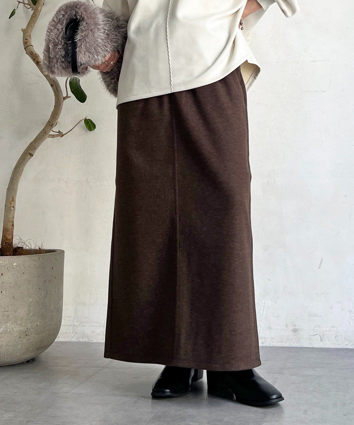 Croisiere(クロジエール) 圧縮ニットソースカート