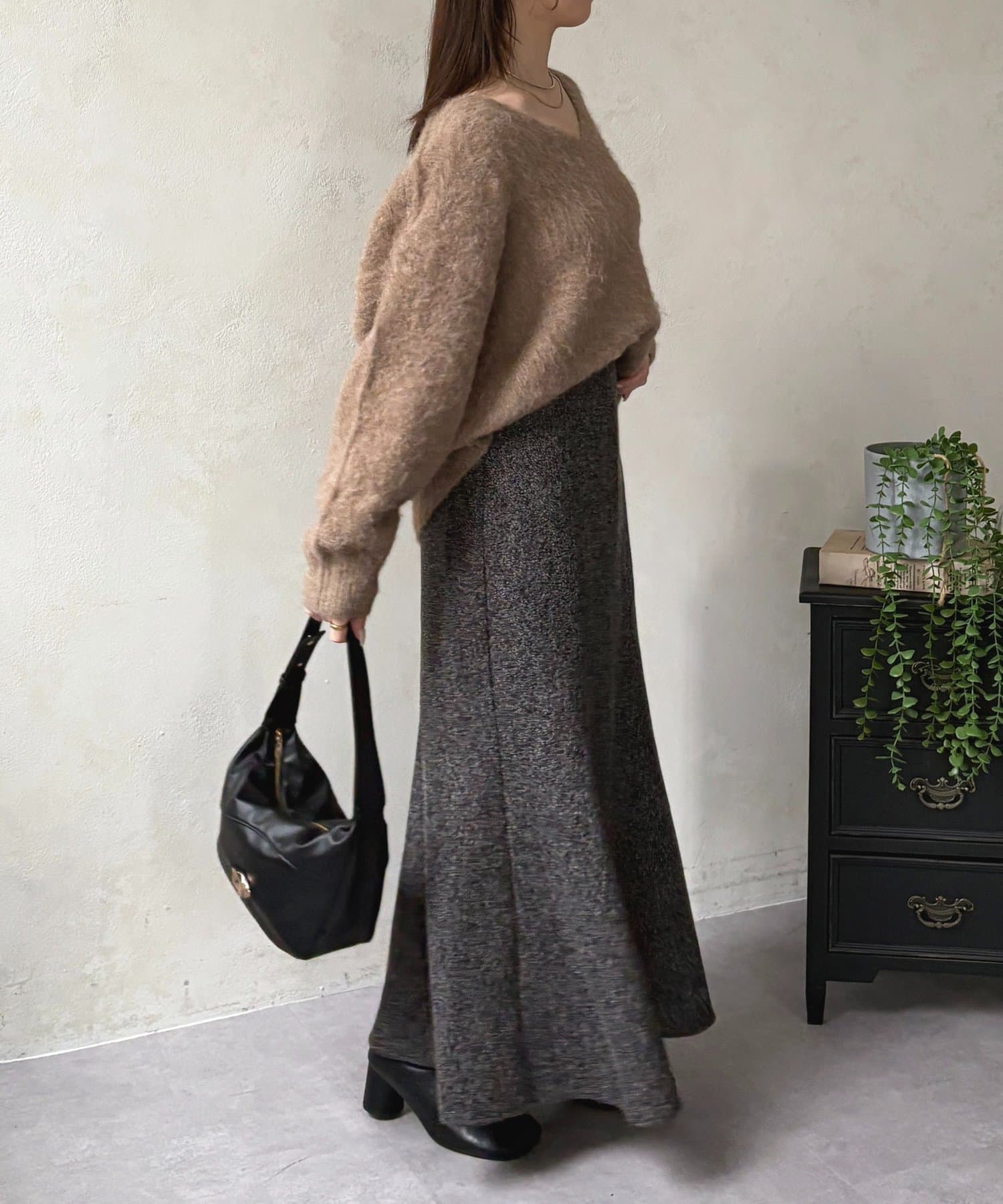 Thevon.(ゼヴォン) ツイードマーメイドスカート