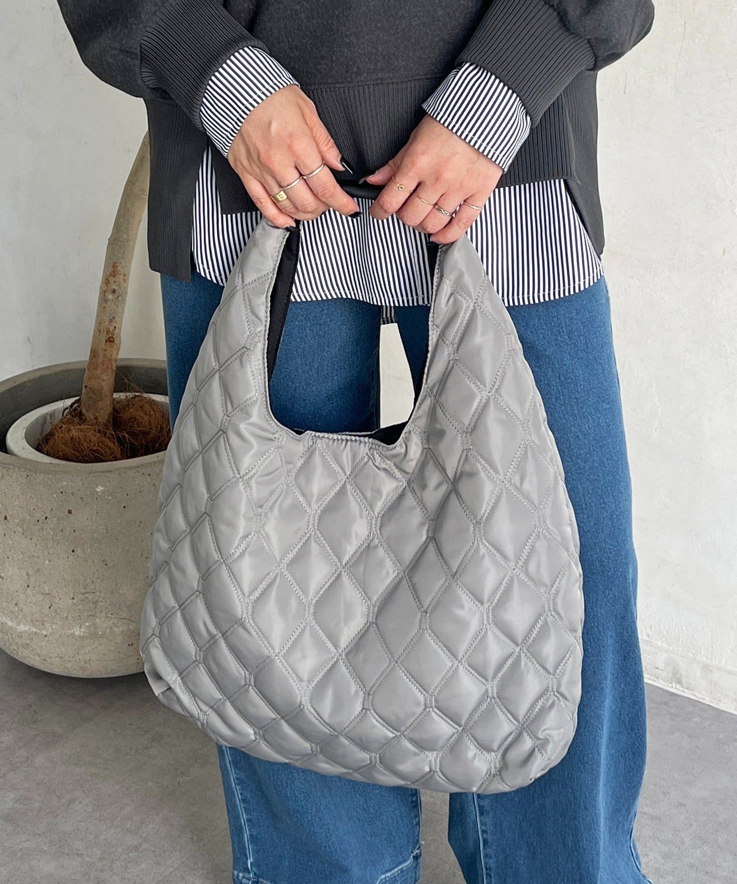 Croisiere(クロジエール) キルティングワンショルバッグ