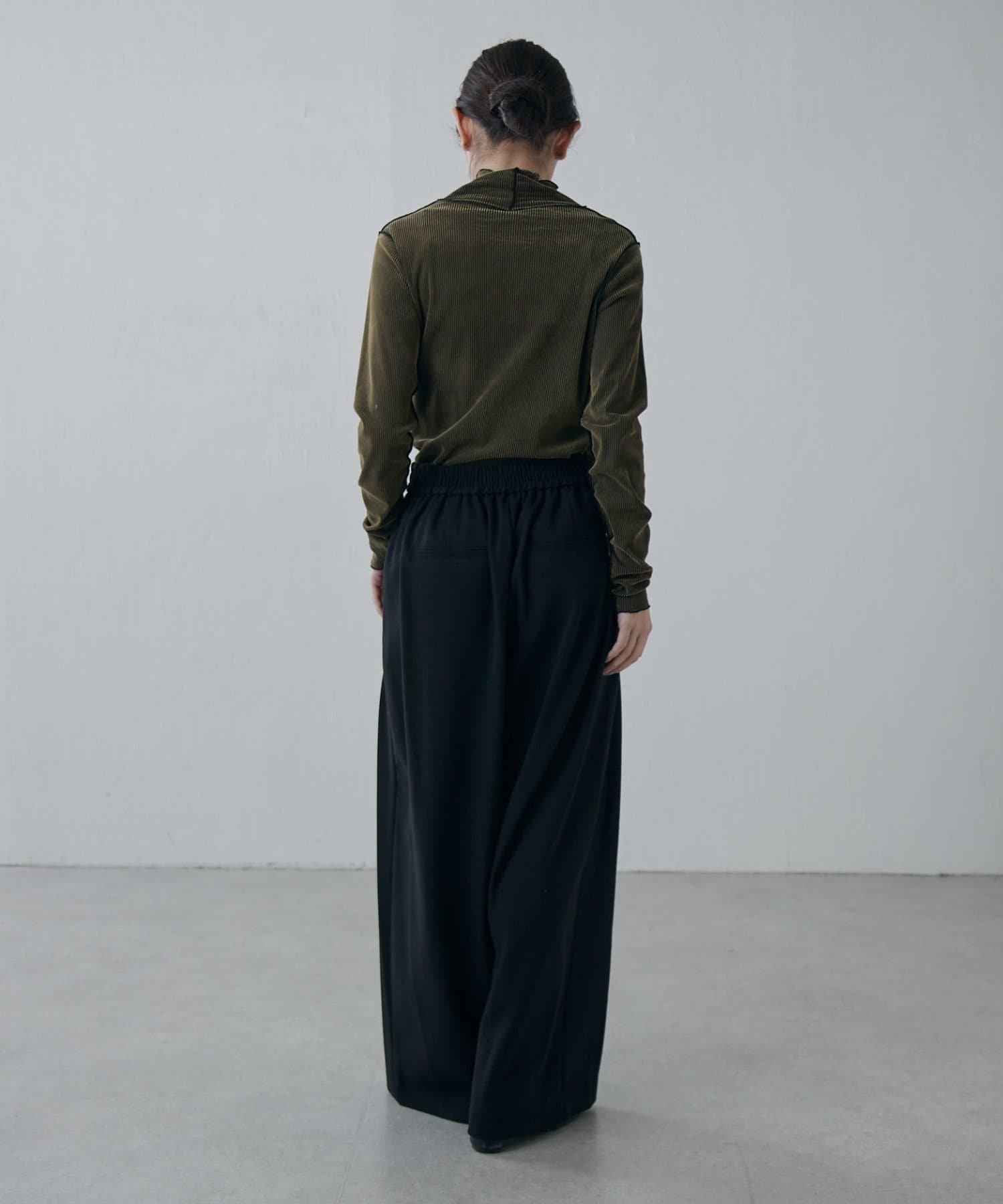 Lui's(ルイス) ソフトフランネル2WAYタックワイドパンツ