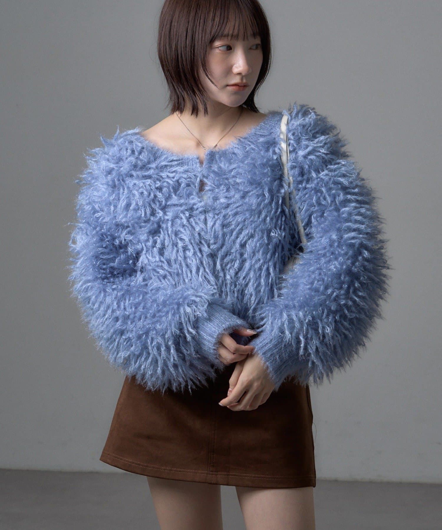 mline(エムライン) [mline]ループショート カーディガン