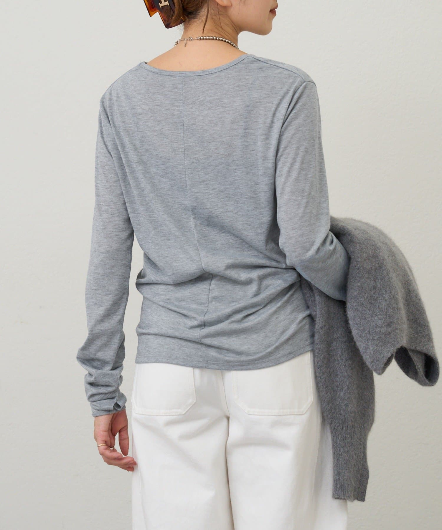 SHENERY(シーナリー) シアーロングスリーブTEE