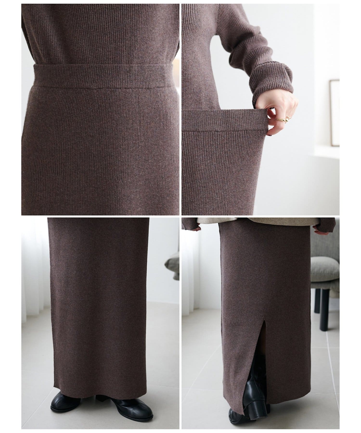 DISCOAT(ディスコート) 【サイズ展開あり/３点セット】ペプラムジレ付マルチウェイセットアップ