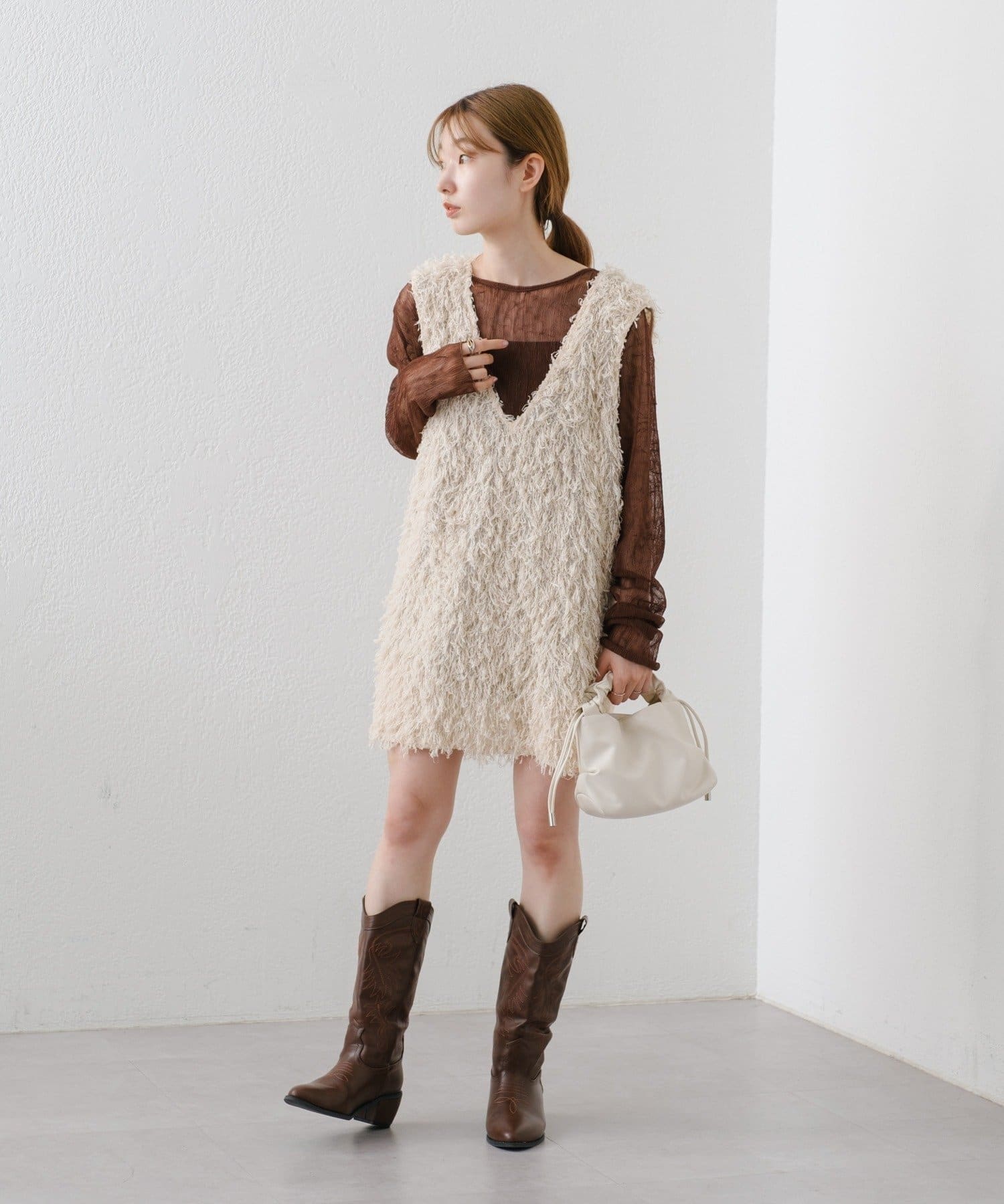 Kastane(カスタネ) ランダムチュールメローTEE