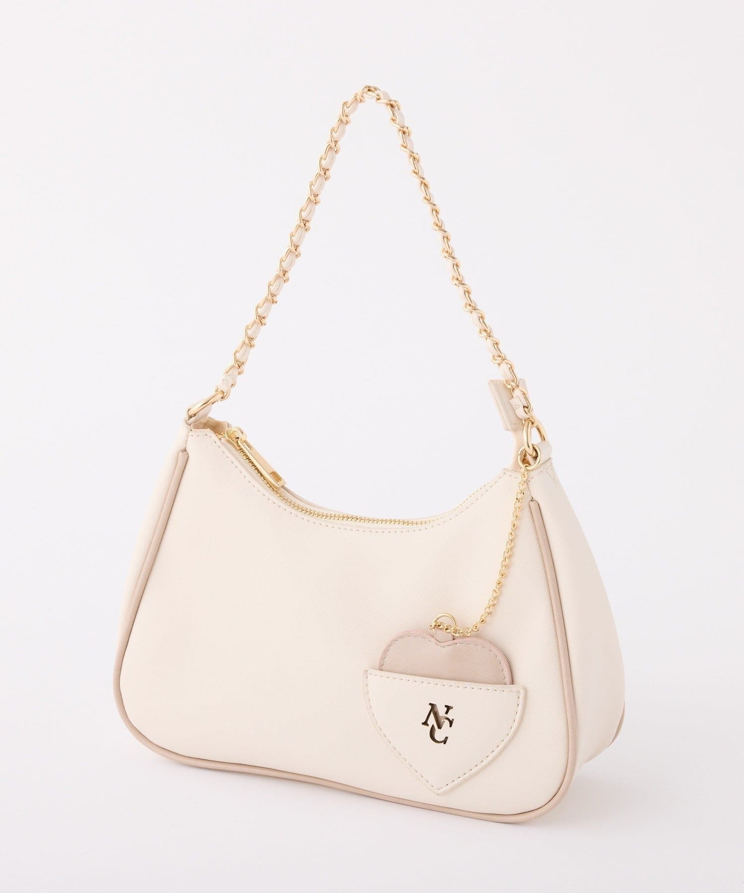 NICE CLAUP / OLIVE des OLIVE OUTLET(ナイスクラップ  / オリーブ デ オリーブ アウトレット) 【one after another】ハートポケットバッグ