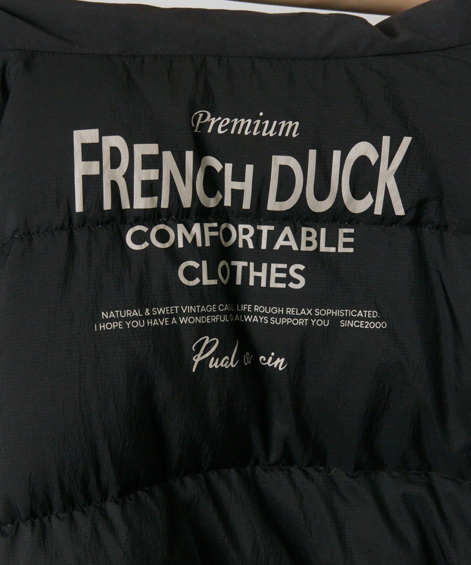 PUAL CE CIN(ピュアルセシン) 【アウター総選挙5位！】フレンチダックダウンモンスターパーカー