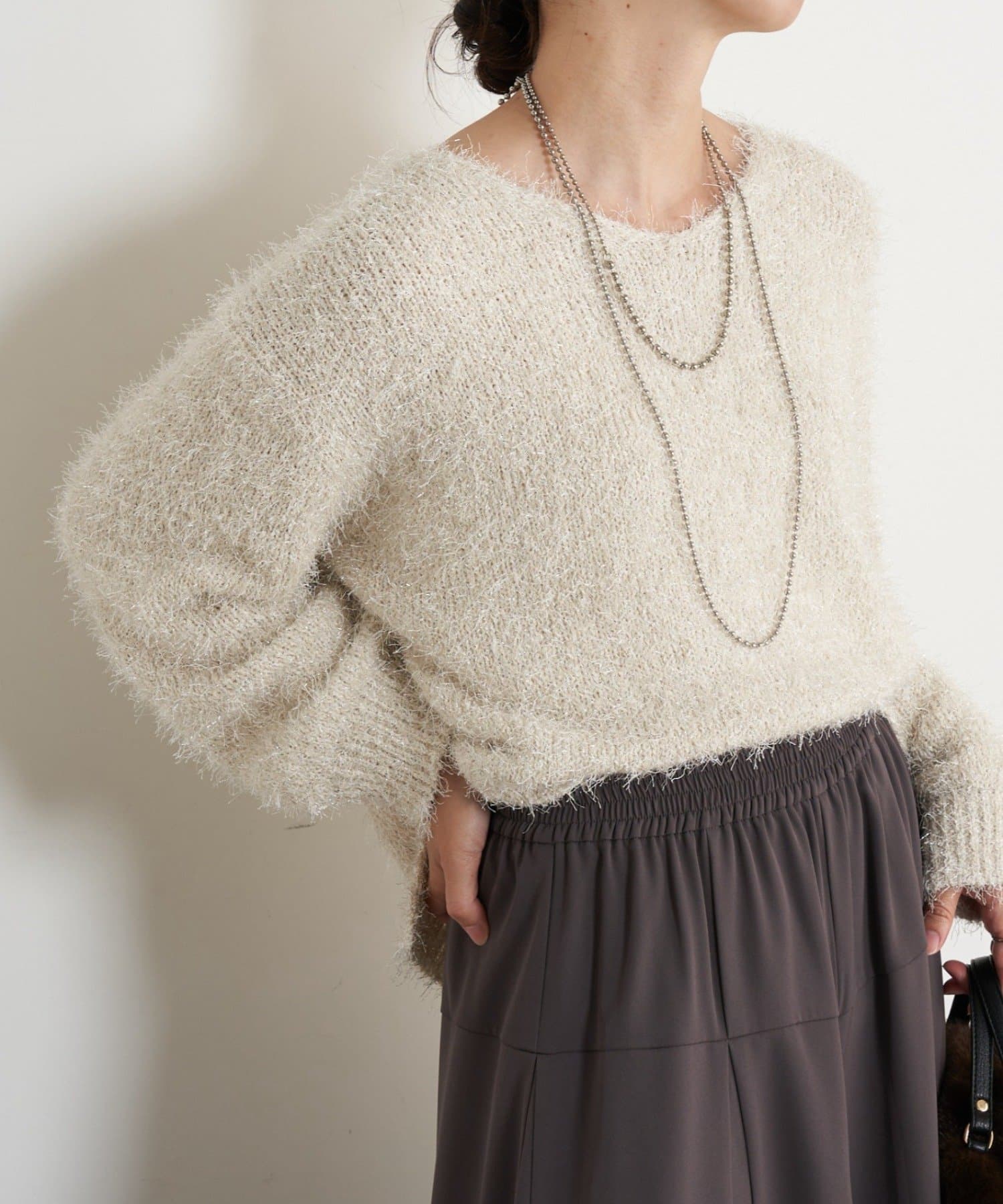Jena　espace merveilleux(ジェナ　エスパスメルヴェイユ) フィルムヤーンニット