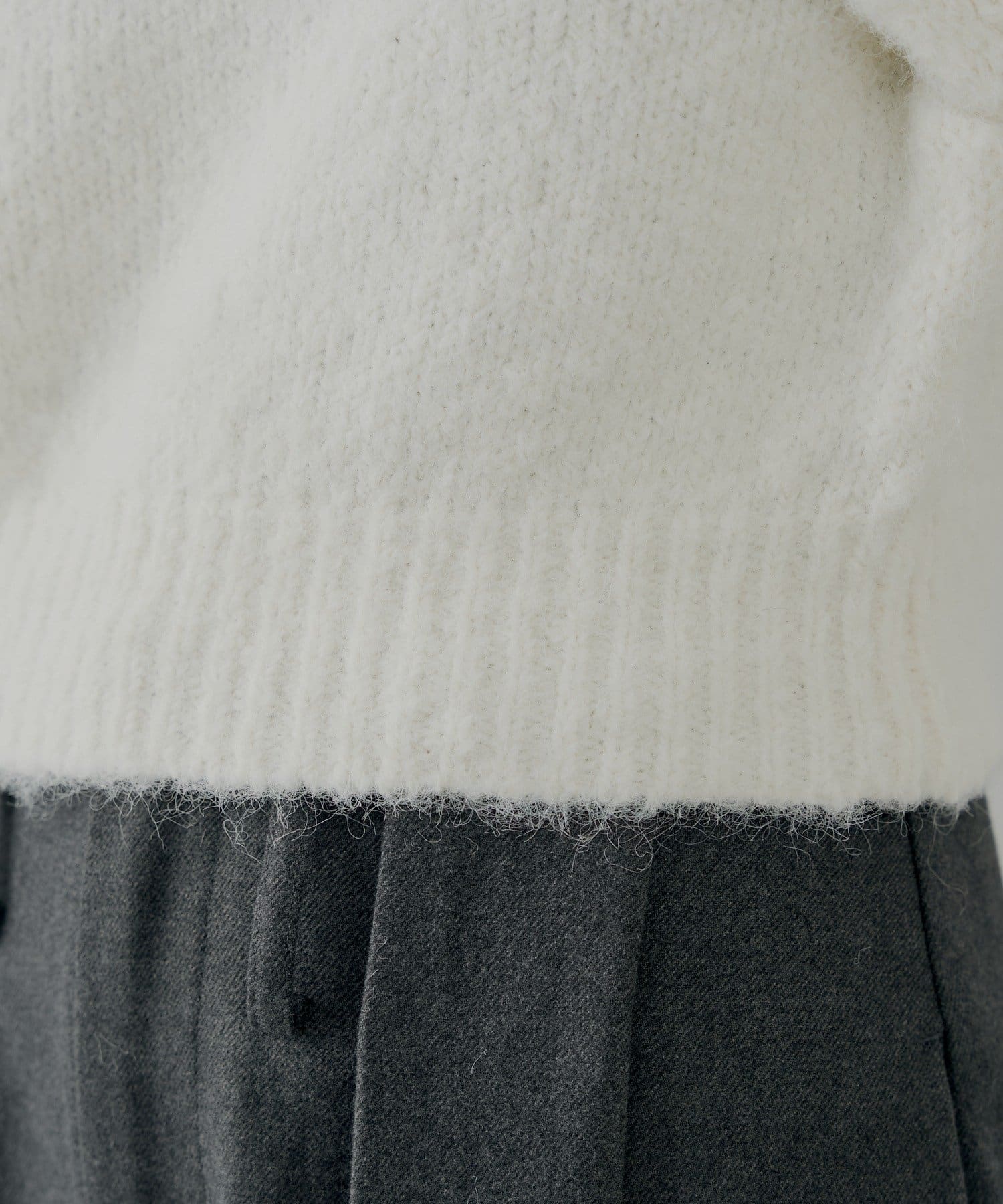 Chico(チコ) シャギーリボンデザインニット