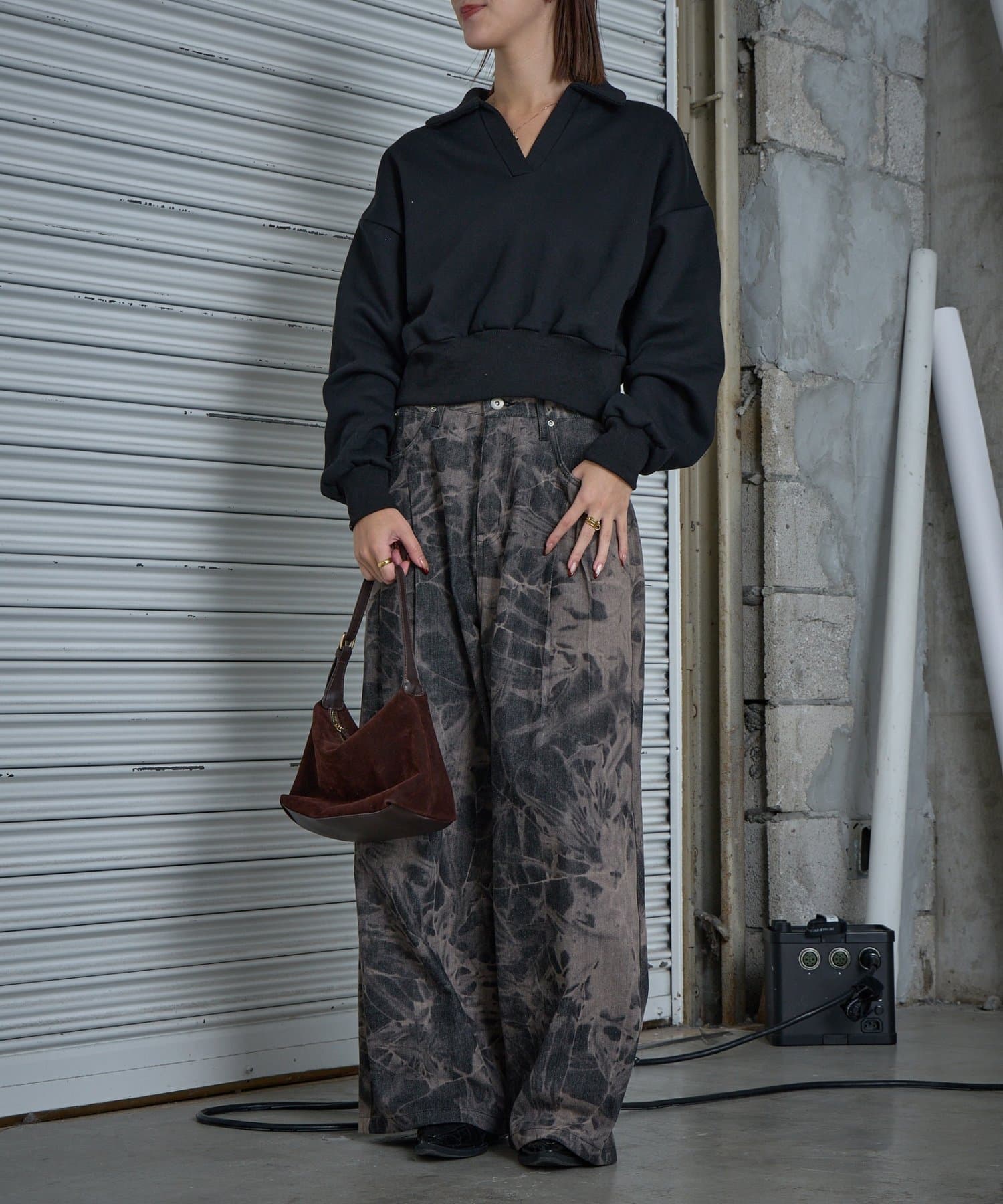 -goocy-(グーシー) 裏起毛キーネックPO