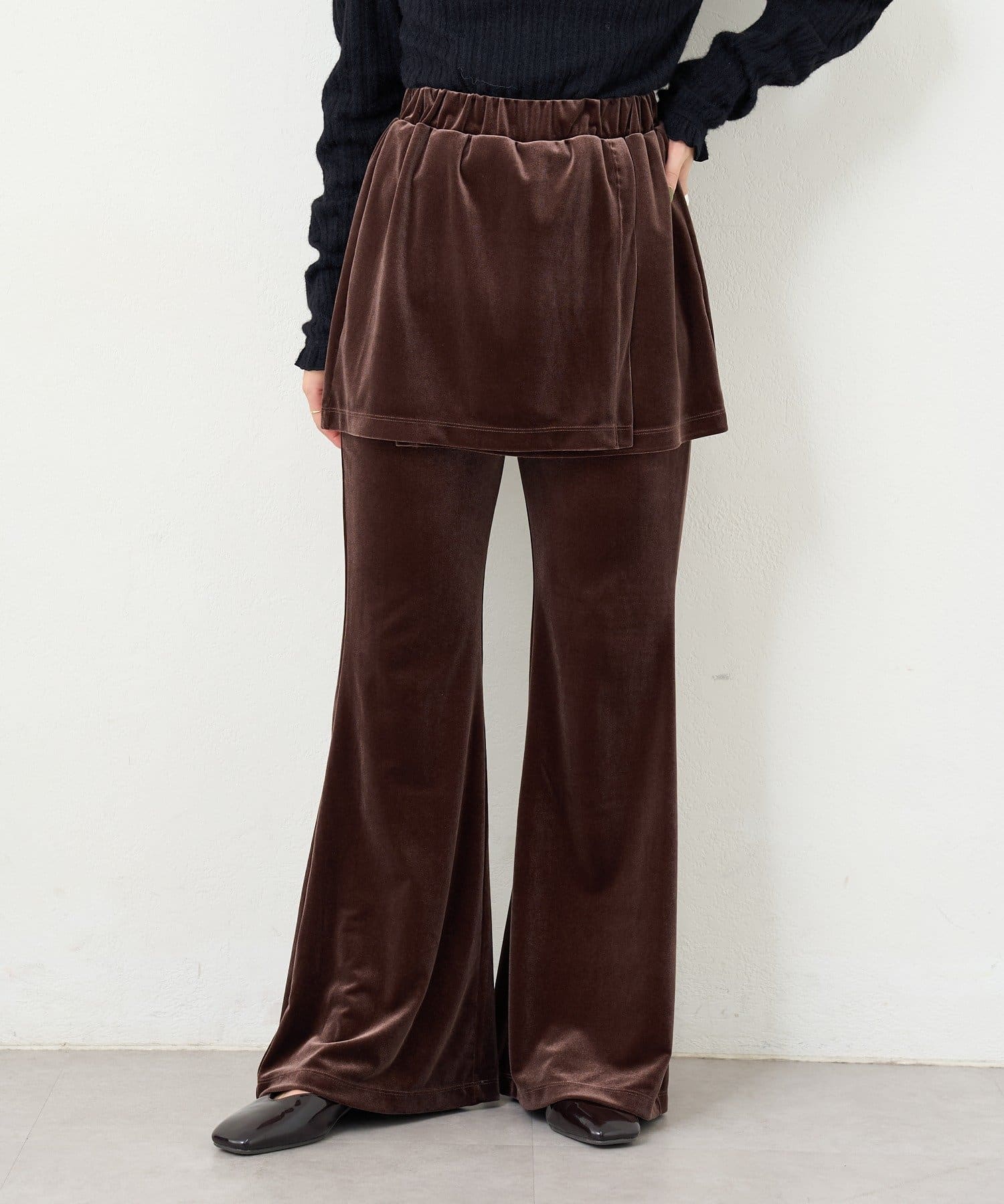 Kastane(カスタネ) 【2サイズ展開/低身長サイズ】B ベロアスカパン