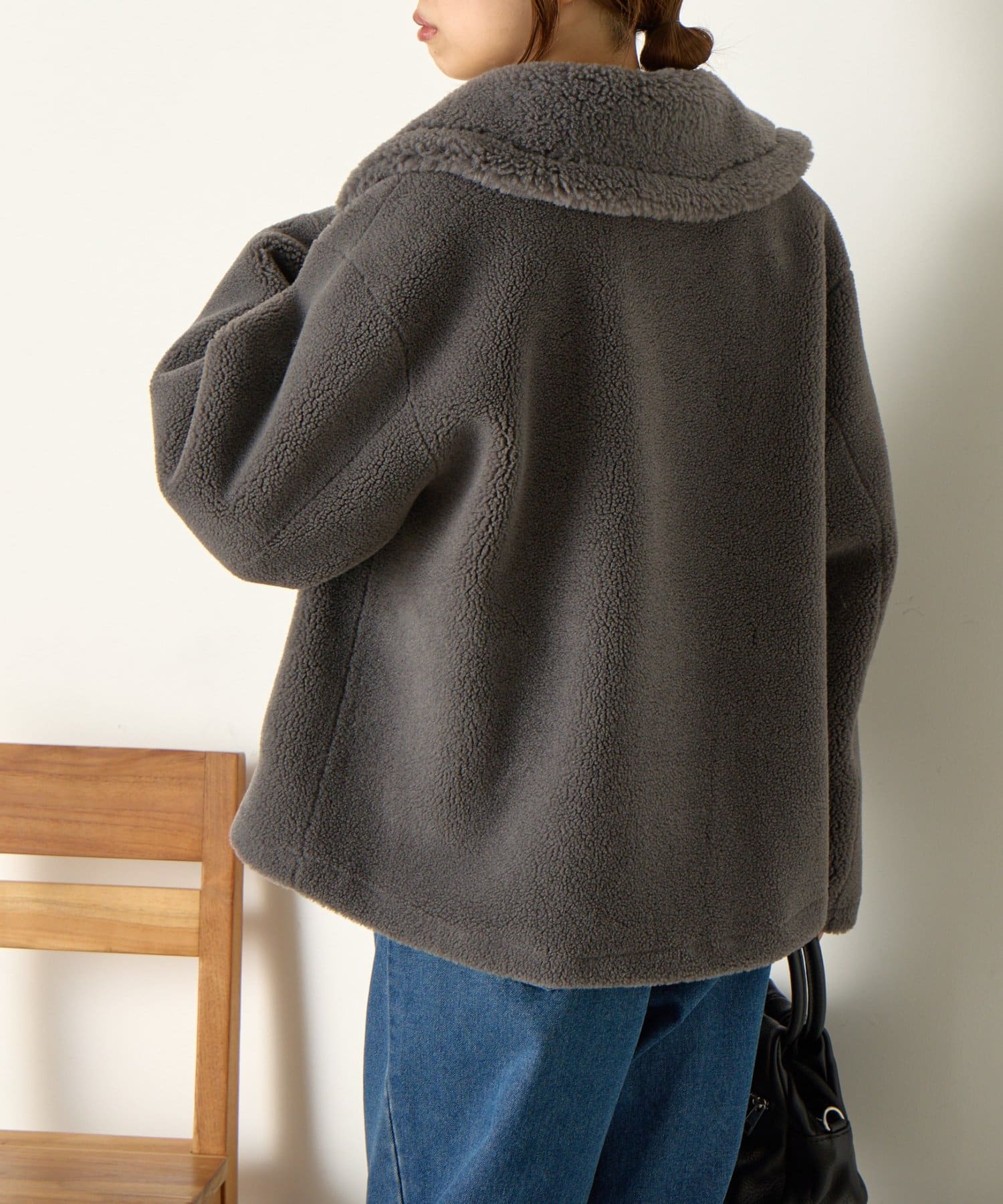 Jena　espace merveilleux(ジェナ　エスパスメルヴェイユ) ボアダブルジャケット