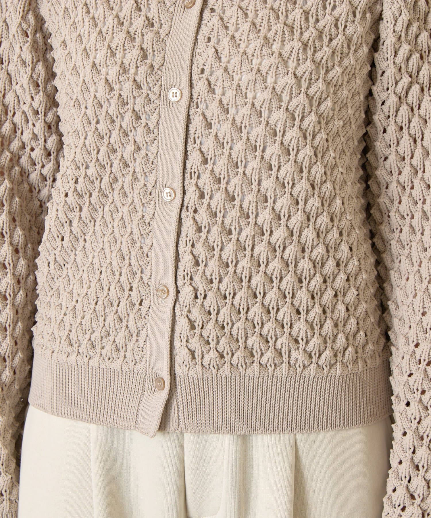 Jena　espace merveilleux(ジェナ　エスパスメルヴェイユ) バンピーニットカーディガン