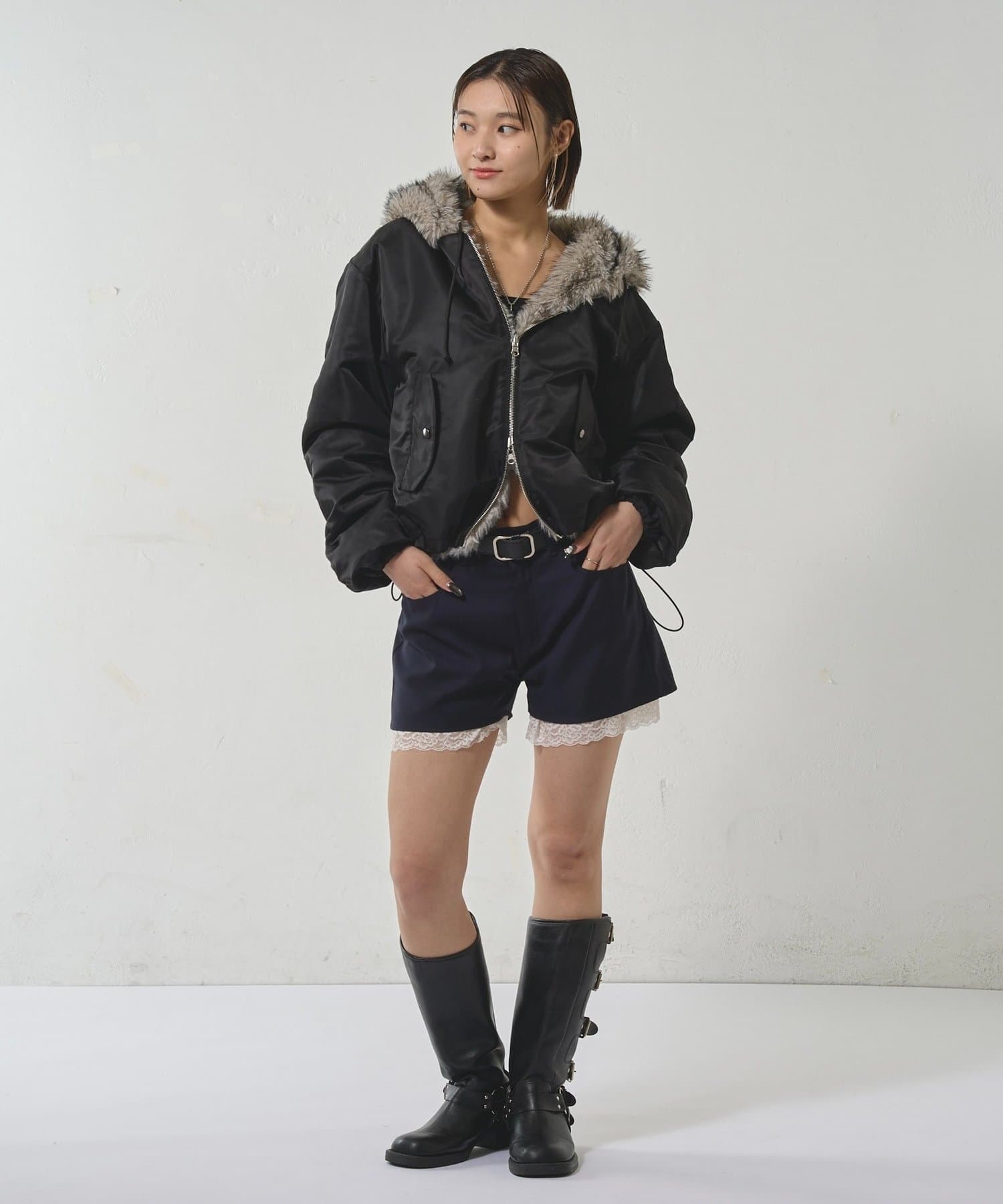 WHO’S WHO gallery(フーズフーギャラリー) レースレイヤードTRショーツ