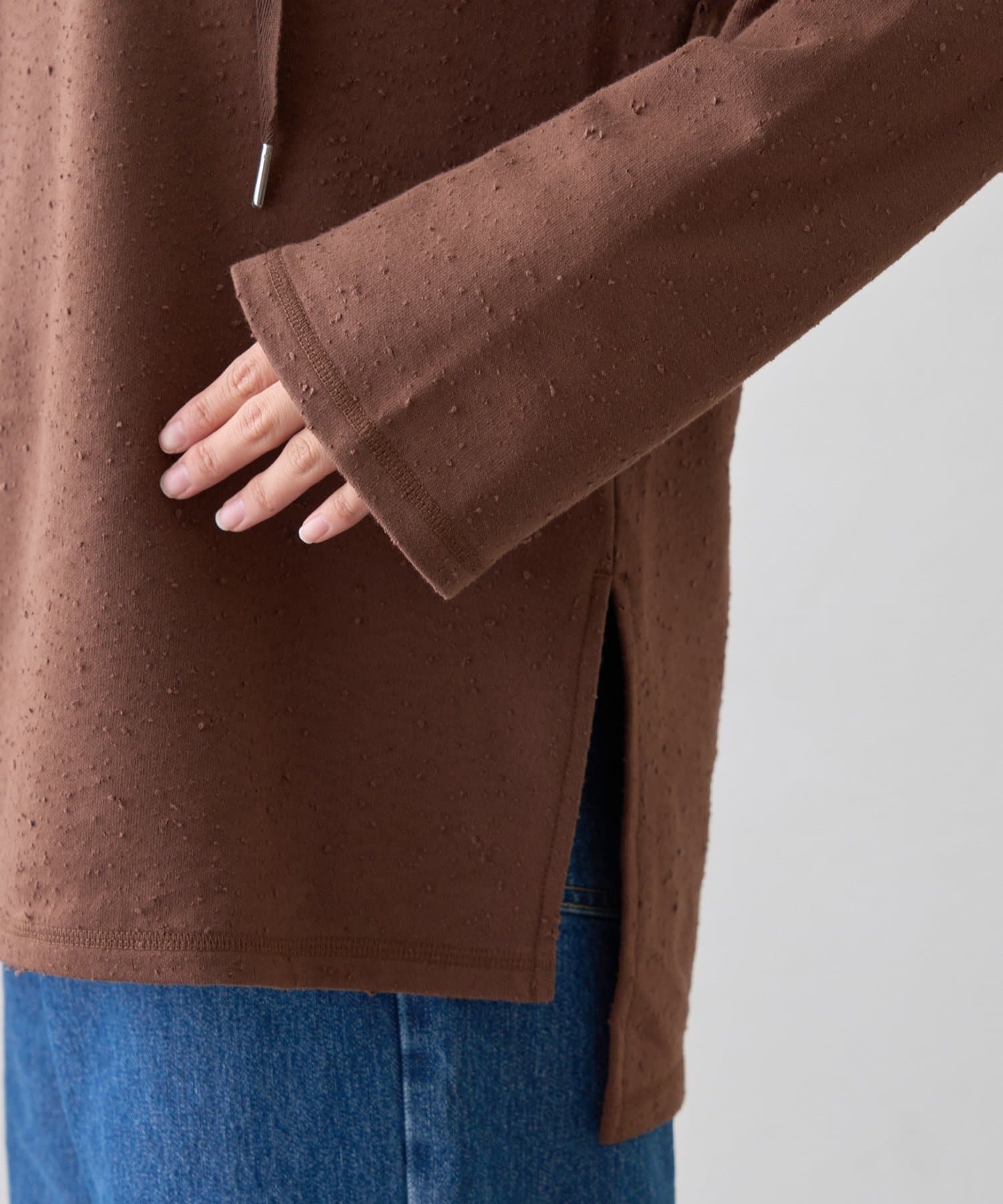 CIAOPANIC TYPY(チャオパニックティピー) ダメージ裏毛ロゴフーディー