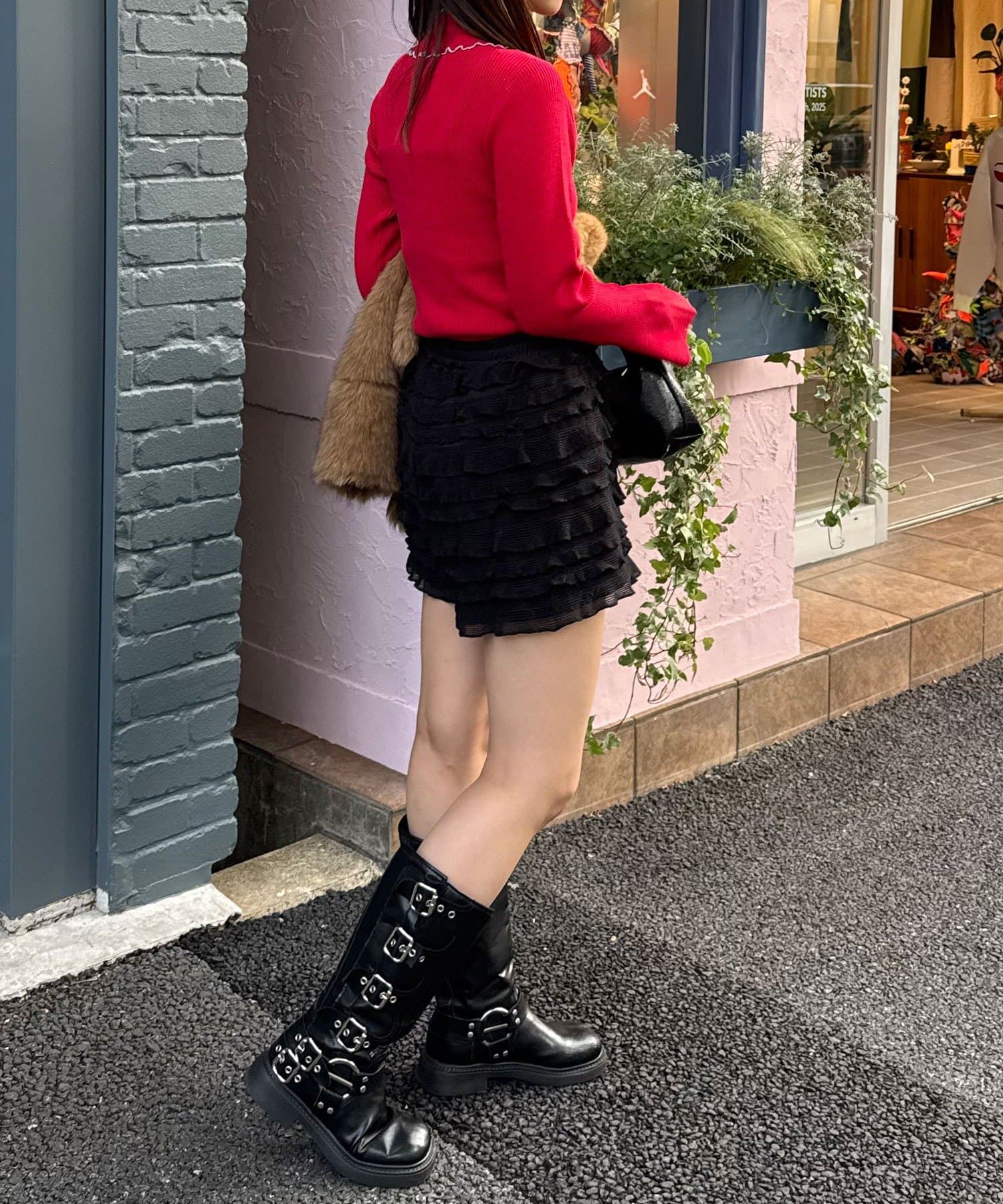 CIAOPANIC(チャオパニック) アンチピリングメローニット