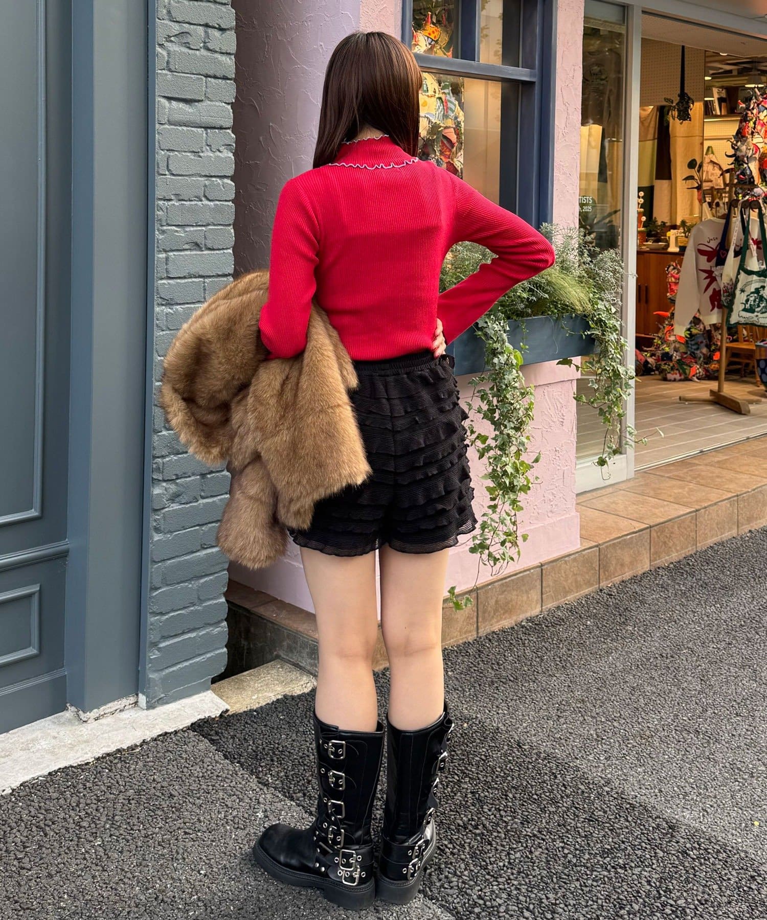 CIAOPANIC(チャオパニック) アンチピリングメローニット