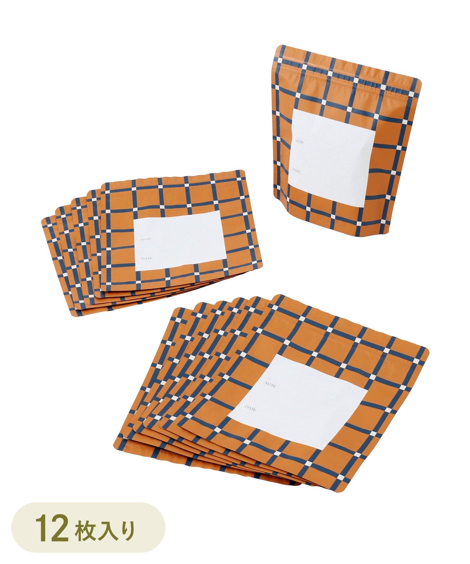 3COINS(スリーコインズ) マチありアルミストックバッグ12枚：M／KITINTO