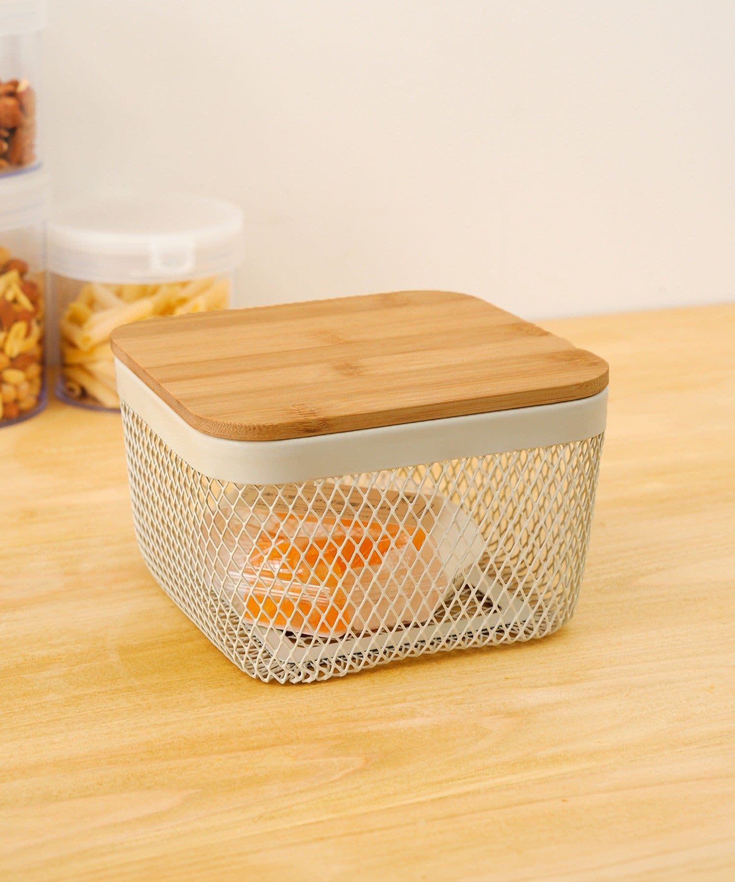 3COINS(スリーコインズ) メッシュ保存容器：S／KITINTO