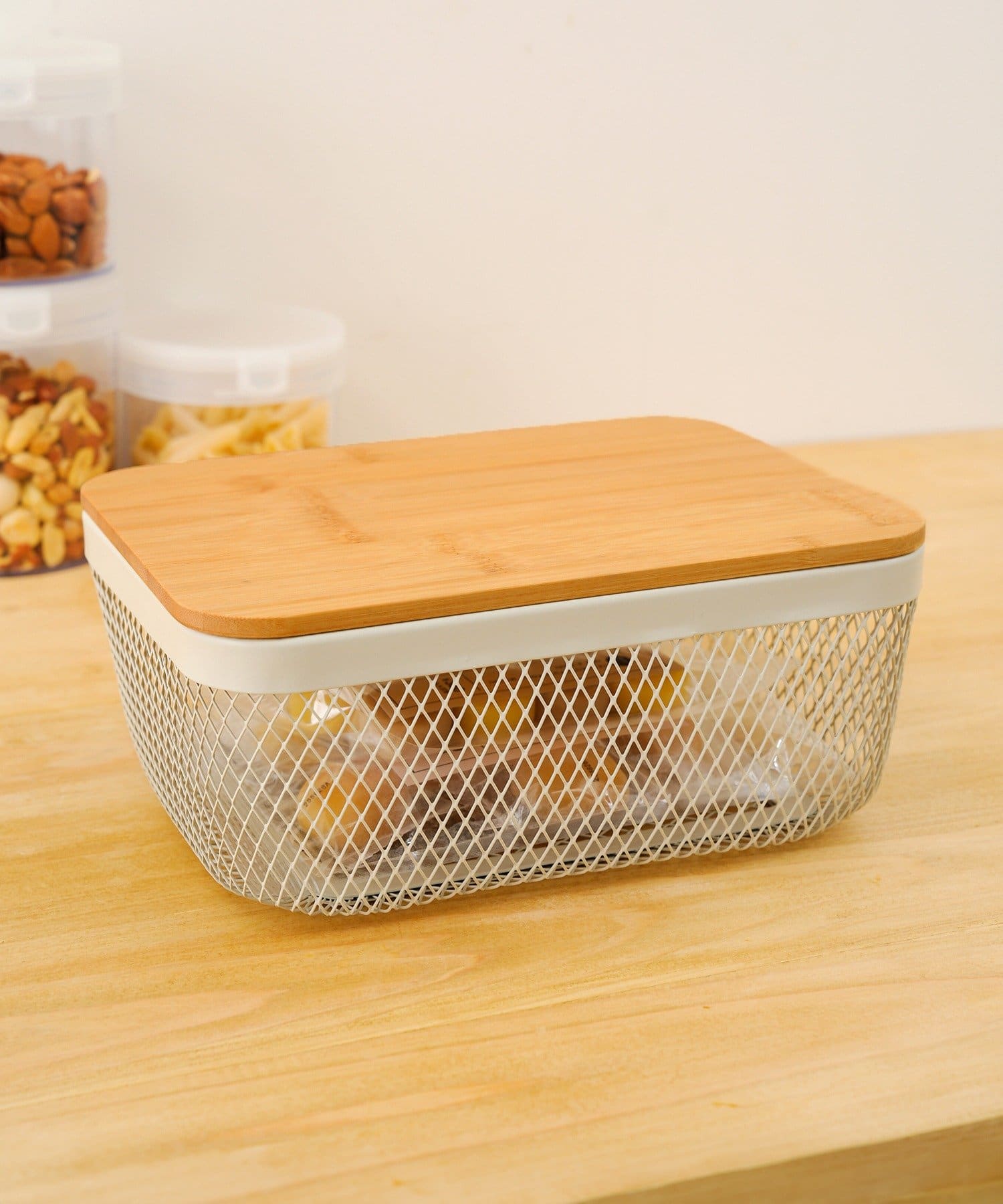 3COINS(スリーコインズ) メッシュ保存容器：M／KITINTO