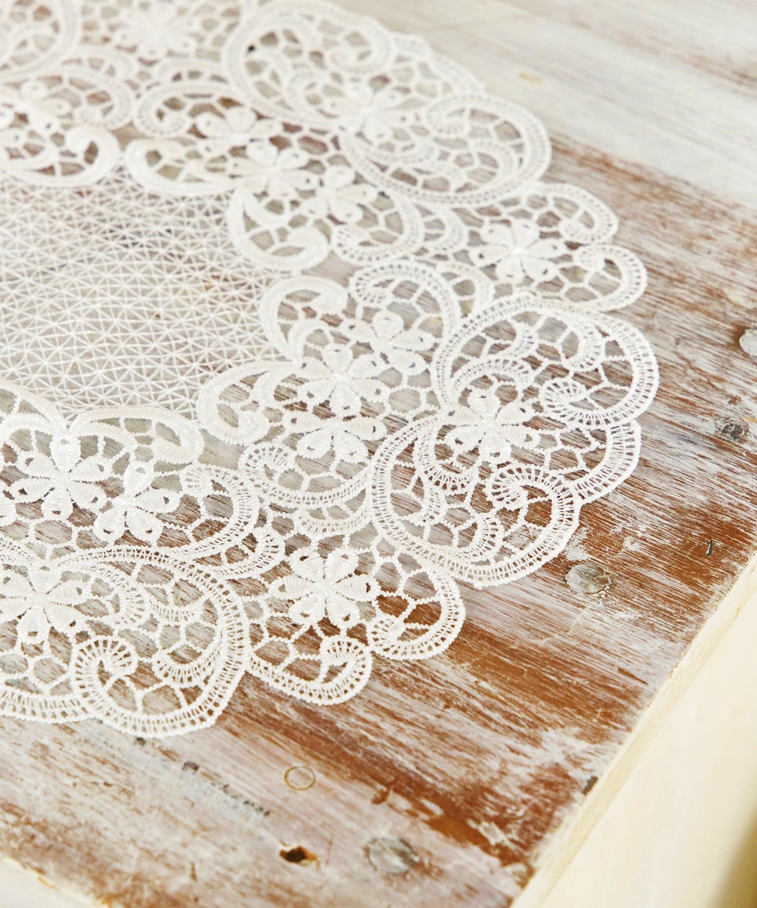 salut!(サリュ) レースドイリーフラワー：30cm／choupinet