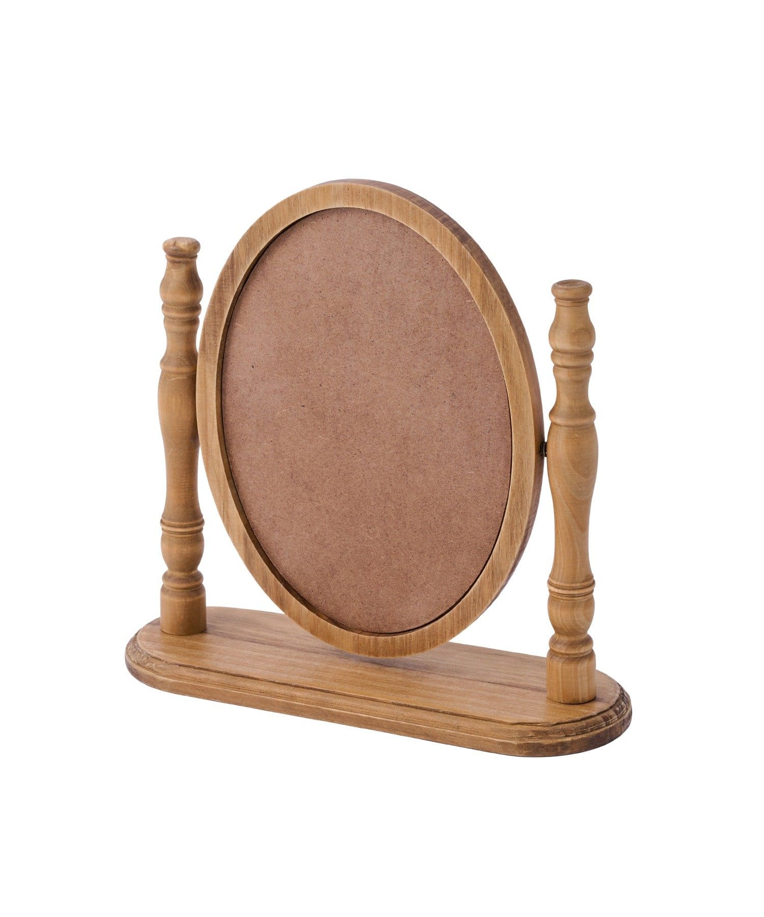 salut!(サリュ) アンティークオーバル卓上ミラー