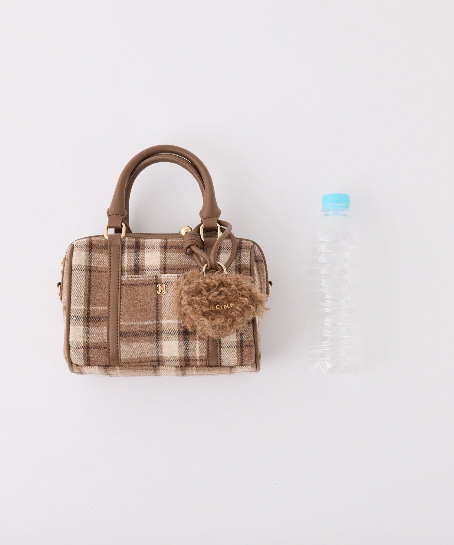 one after another NICE CLAUP(ワンアフターアナザー ナイスクラップ) ハートチャーム付きミニボストン