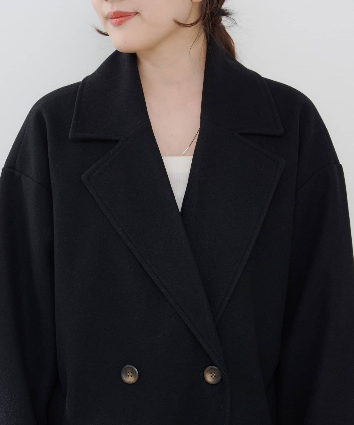 Remind me and forever(リマインドミーアンドフォーエバー) ウールライクダブルチェスターコート