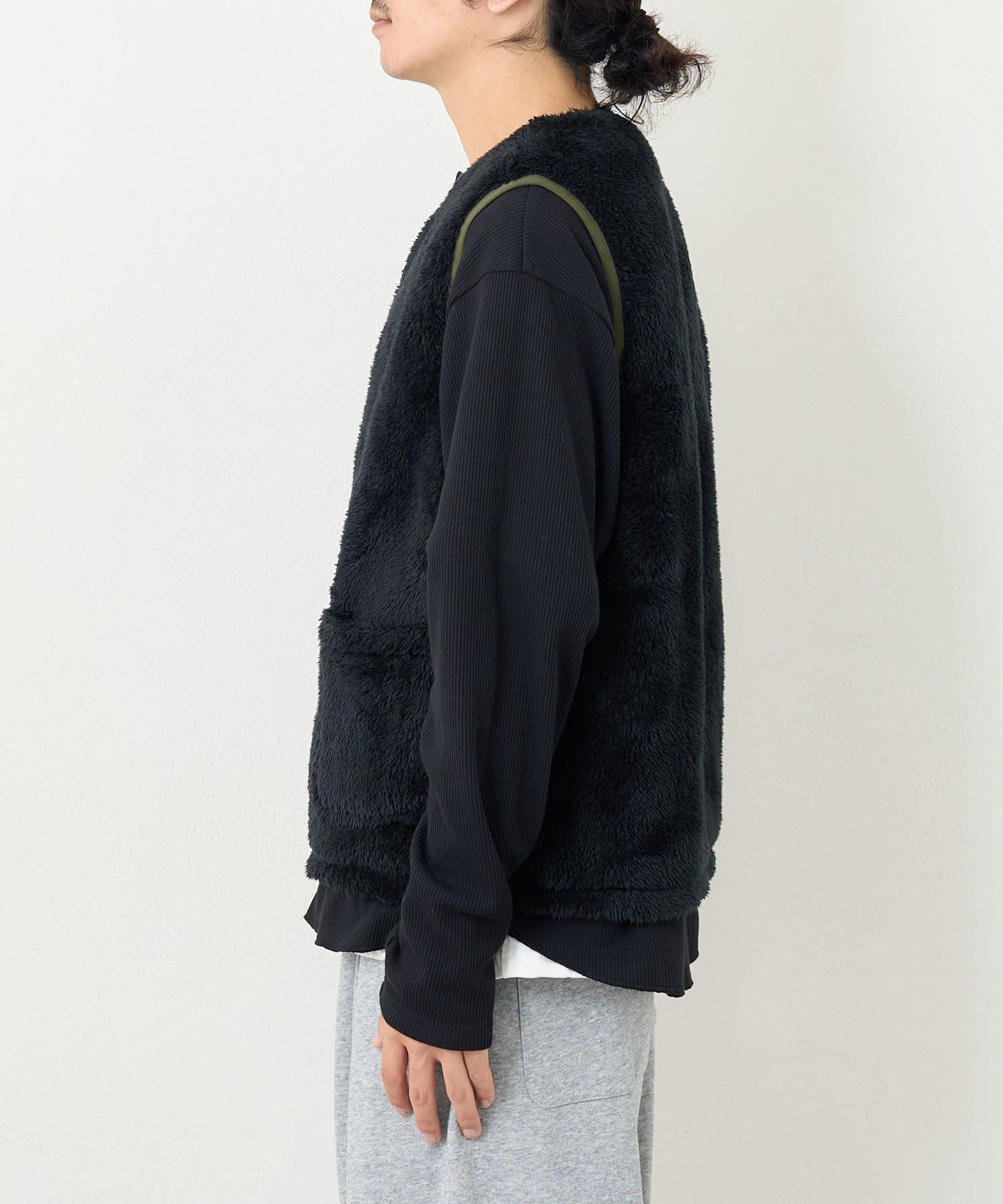 Kastane(カスタネ) 【ユニセックス】BM フリースリバーシブルベスト