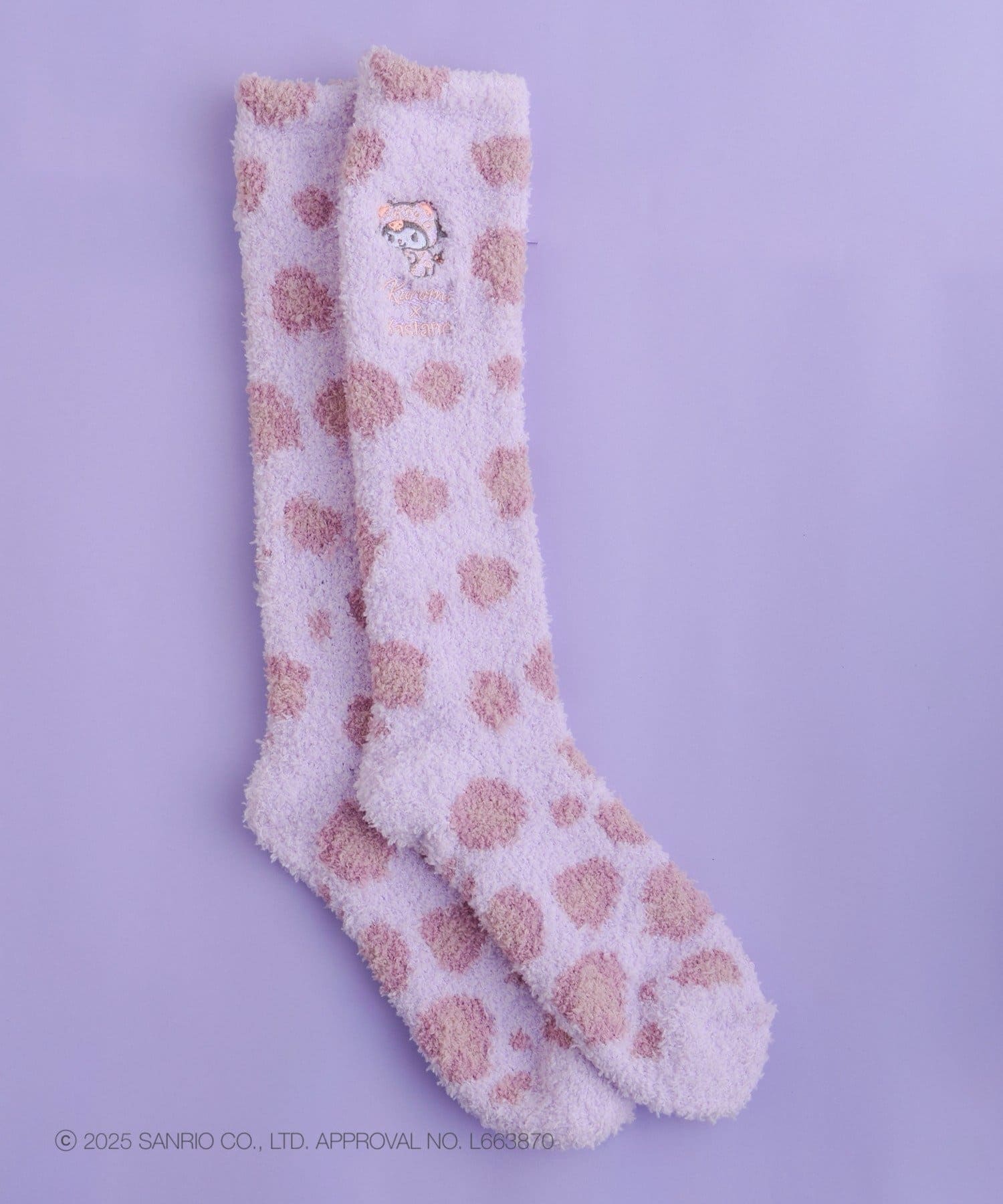 Kastane(カスタネ) 【Kastane×Kuromi】 もこもこソックス
