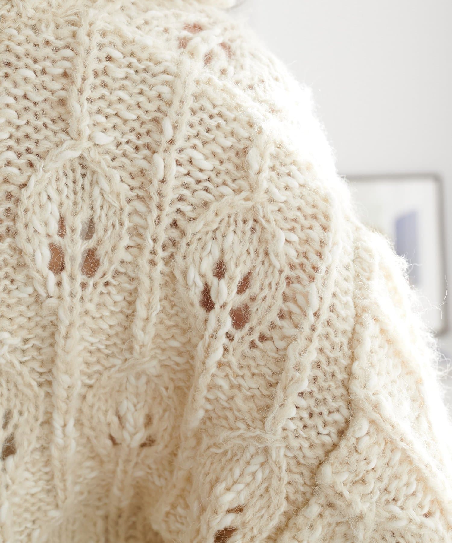 DISCOAT(ディスコート) ケーブルハーフジッププルオーバー