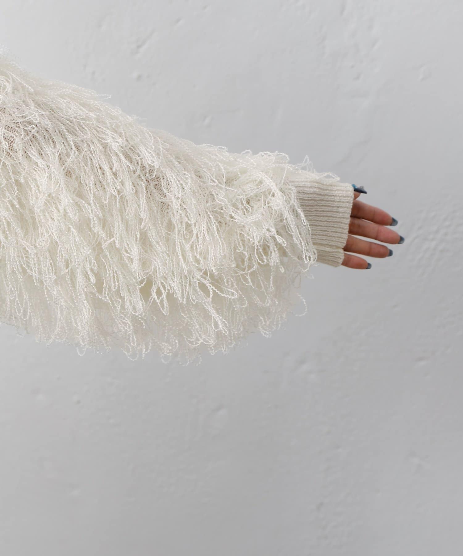 COLONY 2139(コロニー トゥーワンスリーナイン) 【WEB限定】2WAYループフリンジニット