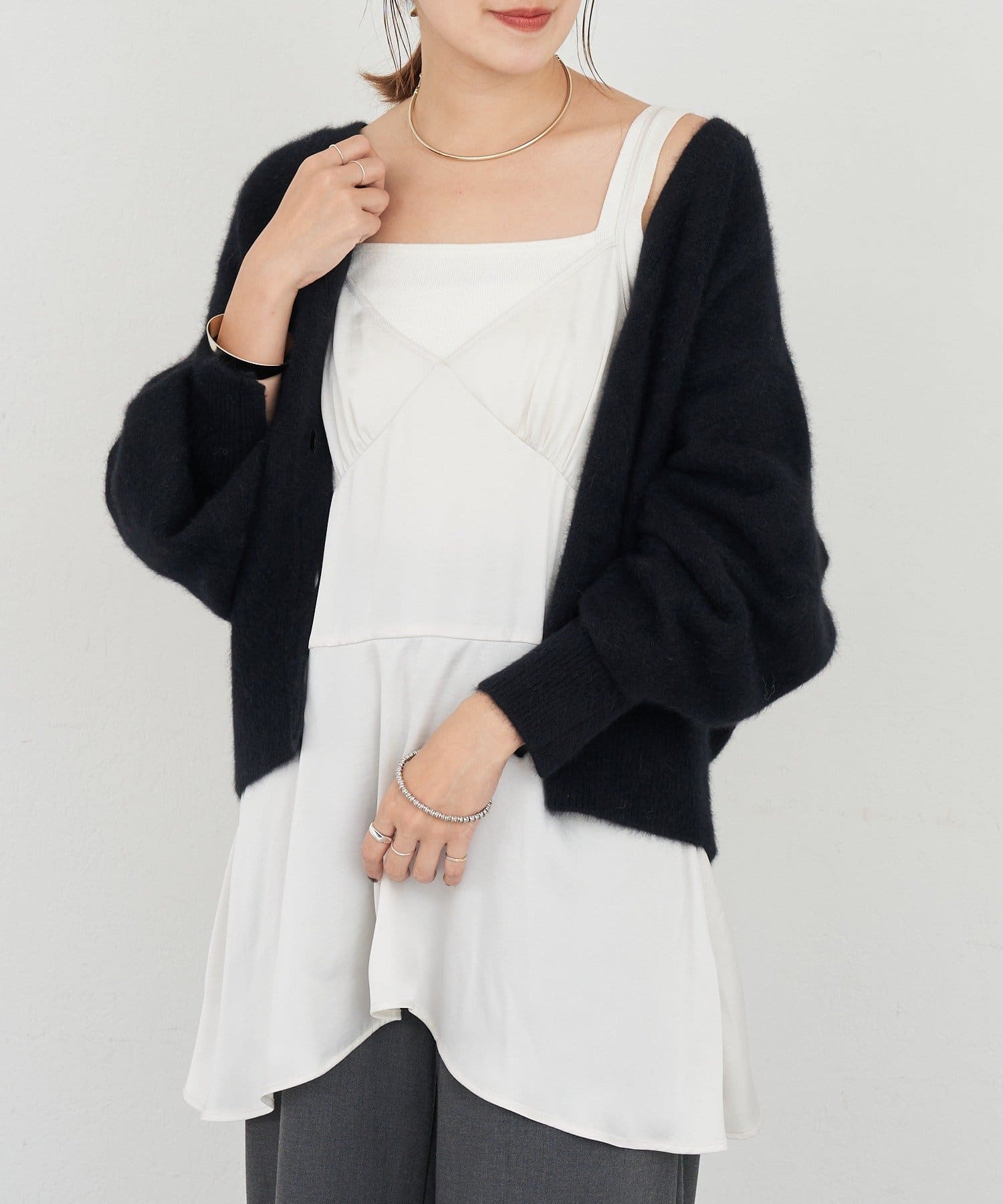 SHENERY(シーナリー) イレギュラーヘムキャミソール